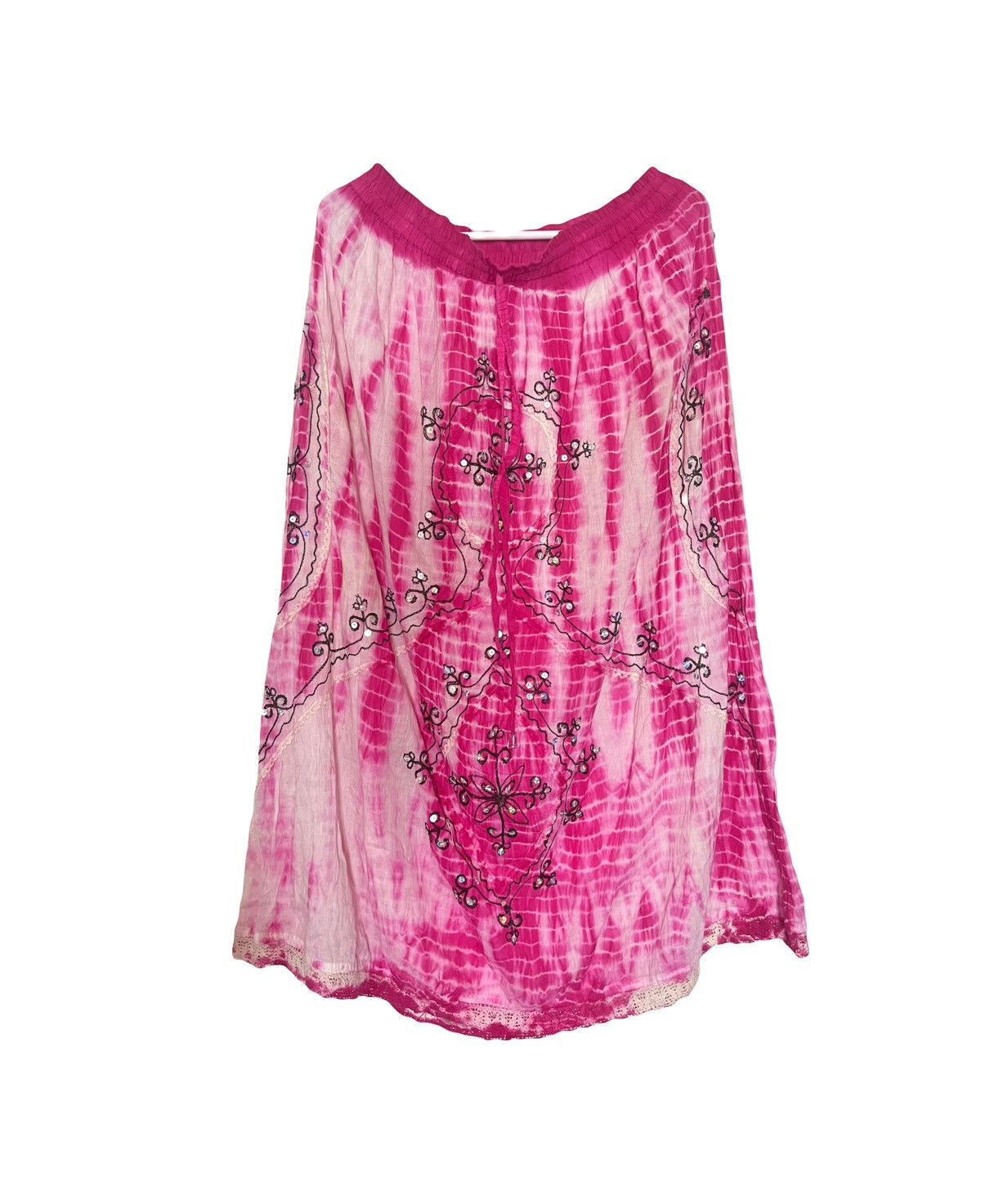 Roberto Cavalli India pink Tie dye midi skirt 💖🎀 Size 27" / US 4 / IT 40 - 1 Thumbnail