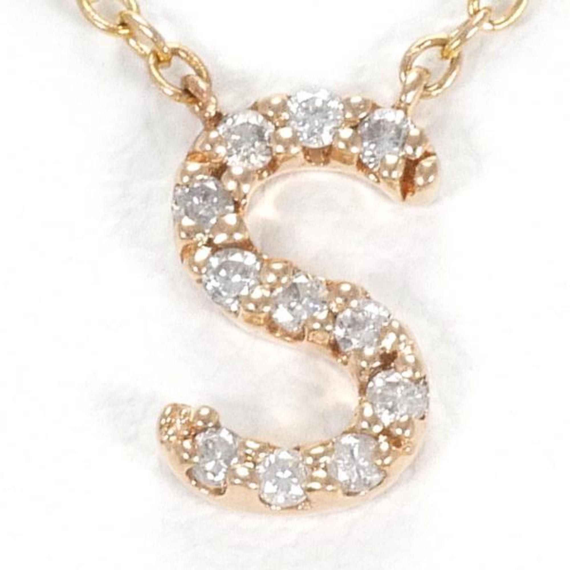 image of Folli Follie 10K Pg Necklace Diamond 0.07 Total Weight Approx. 1.2G 40Cm Jewelry, Women's