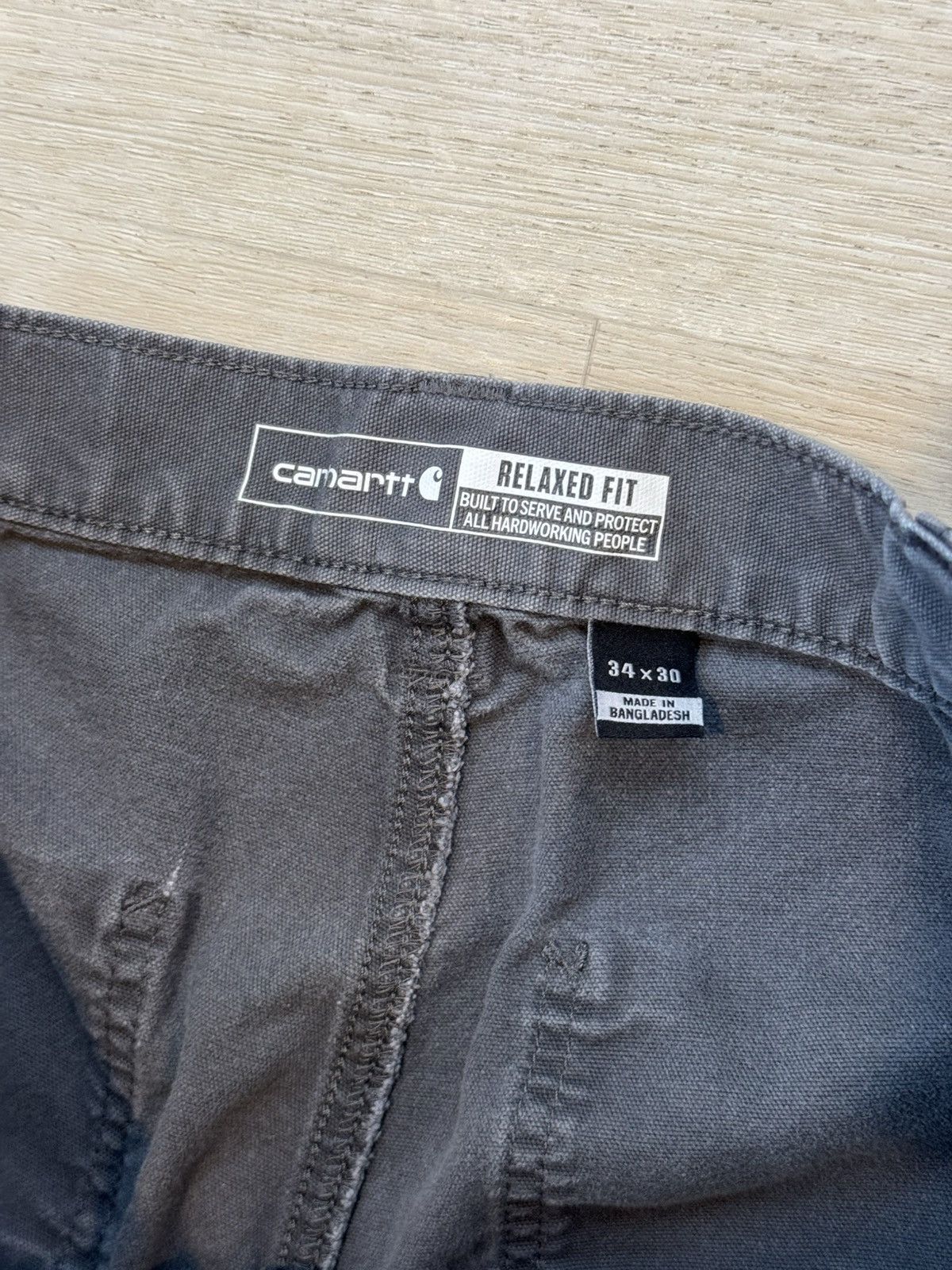 Carhartt Gray at Carhartt work wear carpenter pants. Tagged 34x30 Size US 34 / EU 50 - 5 Thumbnail