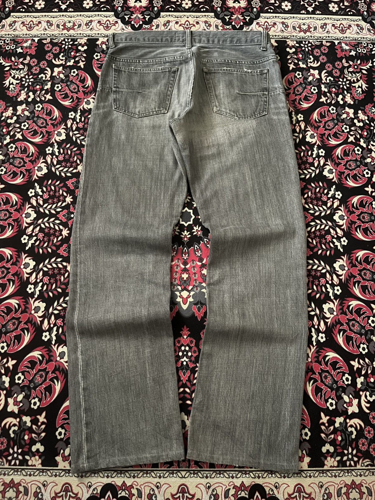 Designer × Japanese Brand × Yohji Yamamoto ⚡️Designer⚡️Vintage Japanese Ined Homme by Yohji Yamamoto Jean Size US 32 / EU 48 - 2 Thumbnail