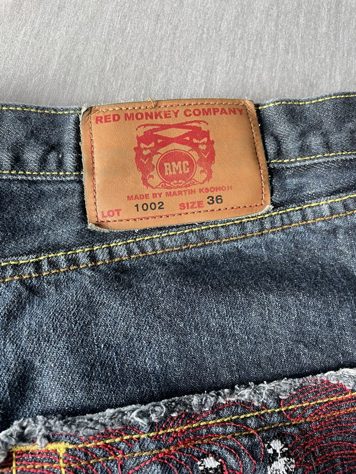 Red Monkey Red Monkey Company RMC Vintage Y2K Martin Ksohoh Jorts 36 Size US 36 / EU 52 - 6 Thumbnail