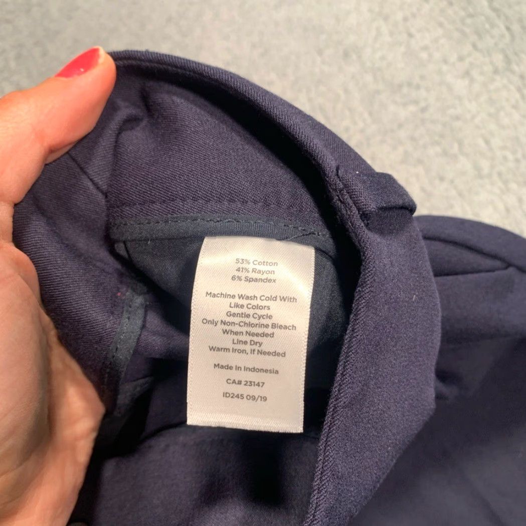 Talbots Talbots Newport Pant 4 Blue Woman Regular Ankle NWT Size 27" / US 4 / IT 40 - 6 Thumbnail