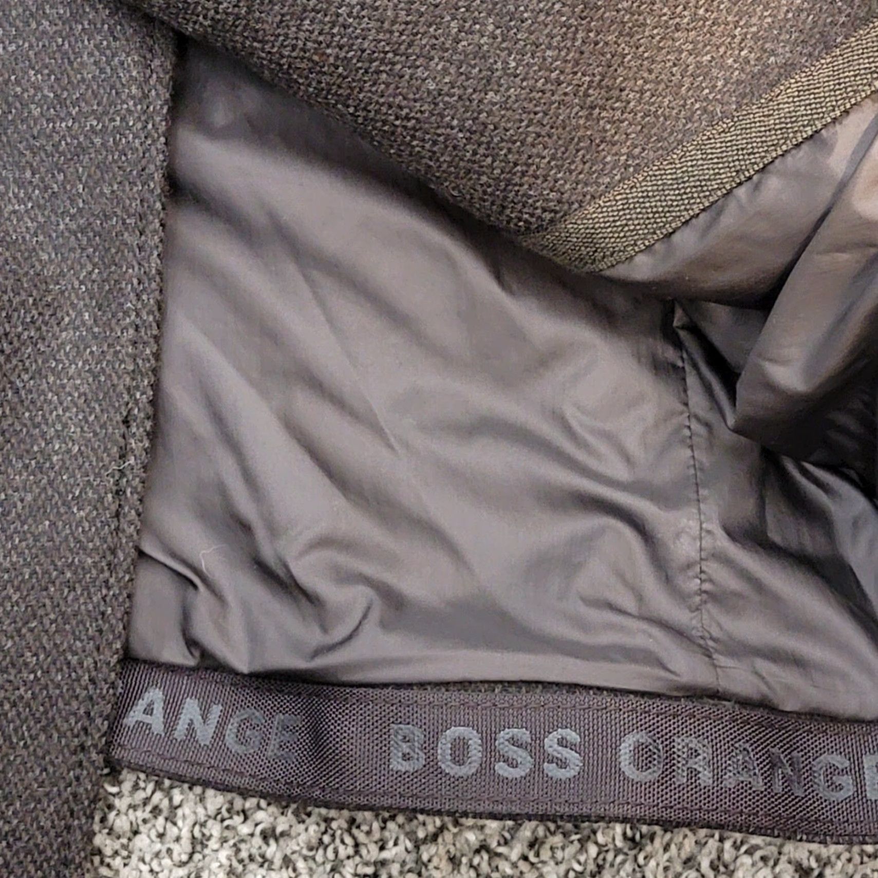Hugo Boss HUGO BOSS Sport Coat Jacket Men 38R Gray Slim Fit Notch Lapel Two-Button UNLINED Regular Size US XXS / EU 40 - 4 Thumbnail