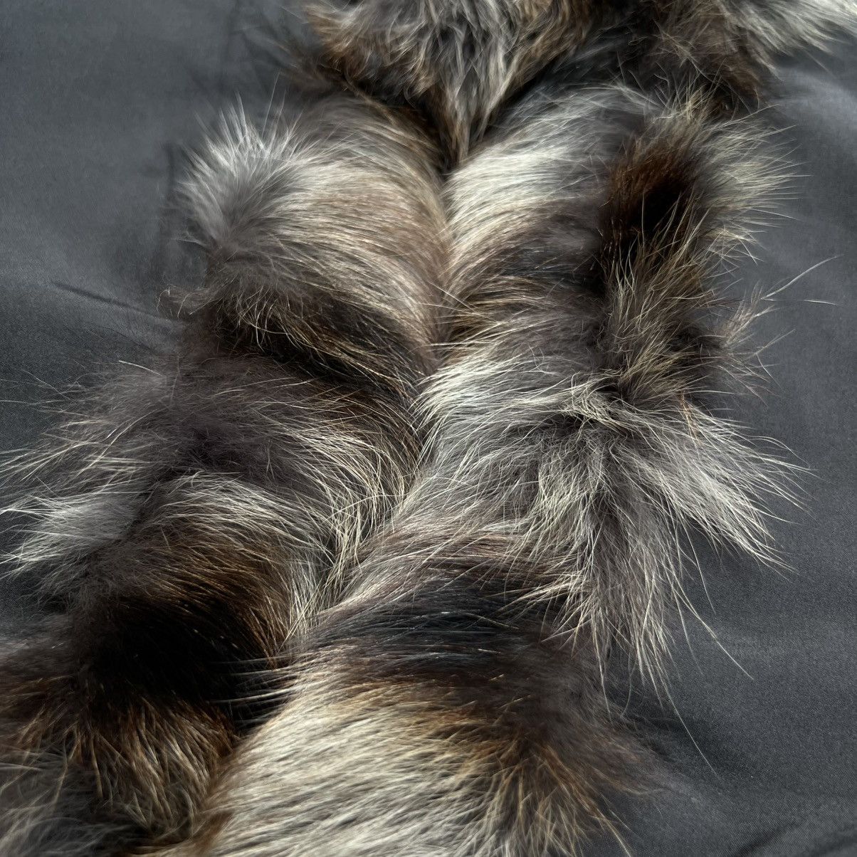 Balmain Vintage Balmain Reversible Monogram Fox Fur Silk Jacket Size US XL / EU 56 / 4 - 10 Thumbnail