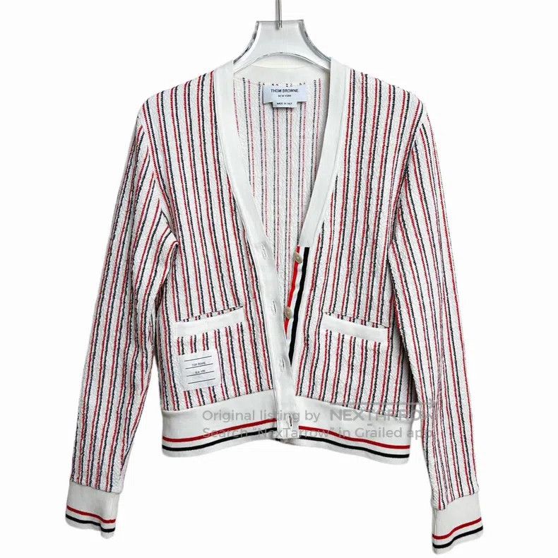 Thom Browne Thom Browne Striped cardigan Size XS / US 0-2 / IT 36-38 - 1 Thumbnail