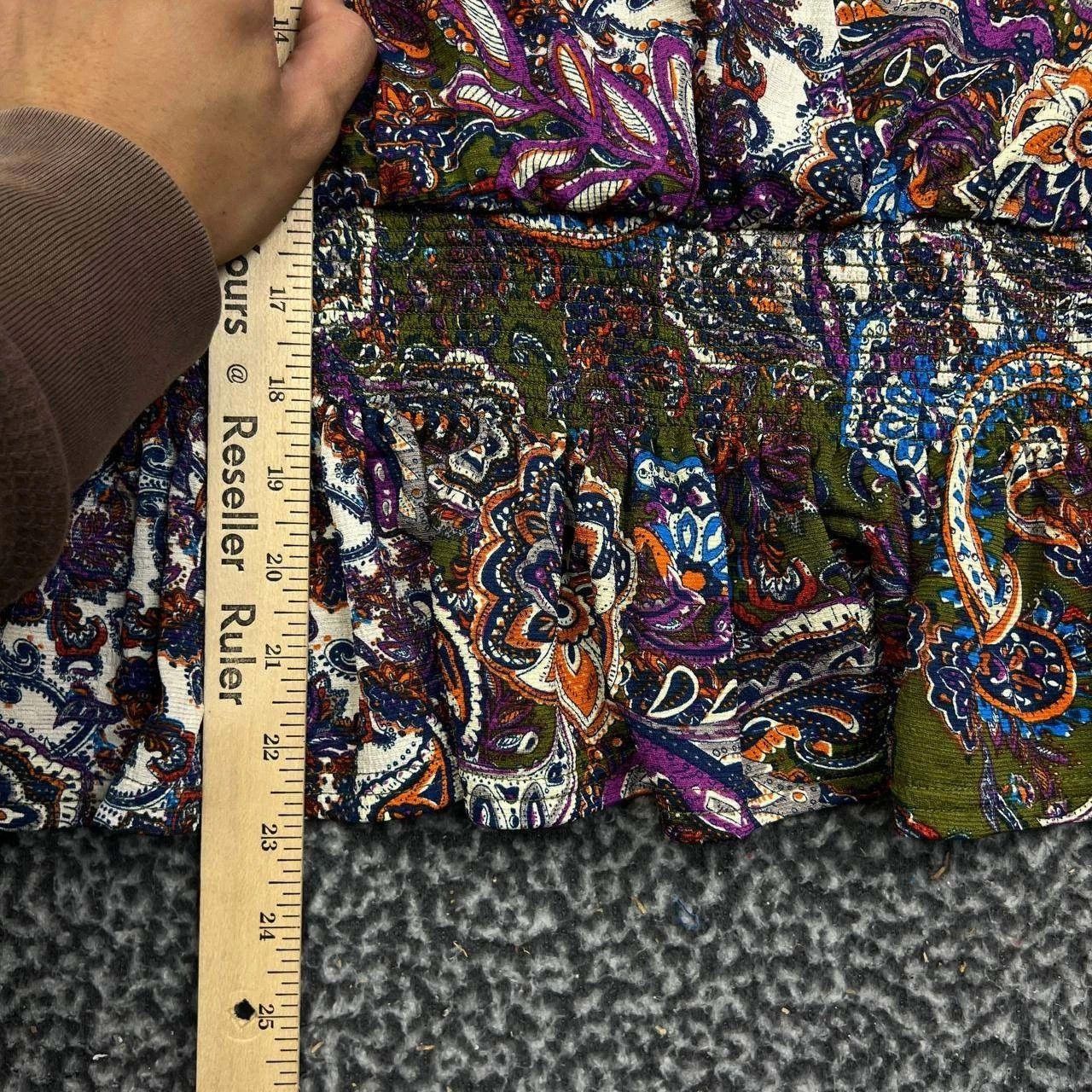Other Melloday Blouse Women Paisley Long Sleeve Elastic Waist M Size M / US 6-8 / IT 42-44 - 5 Thumbnail