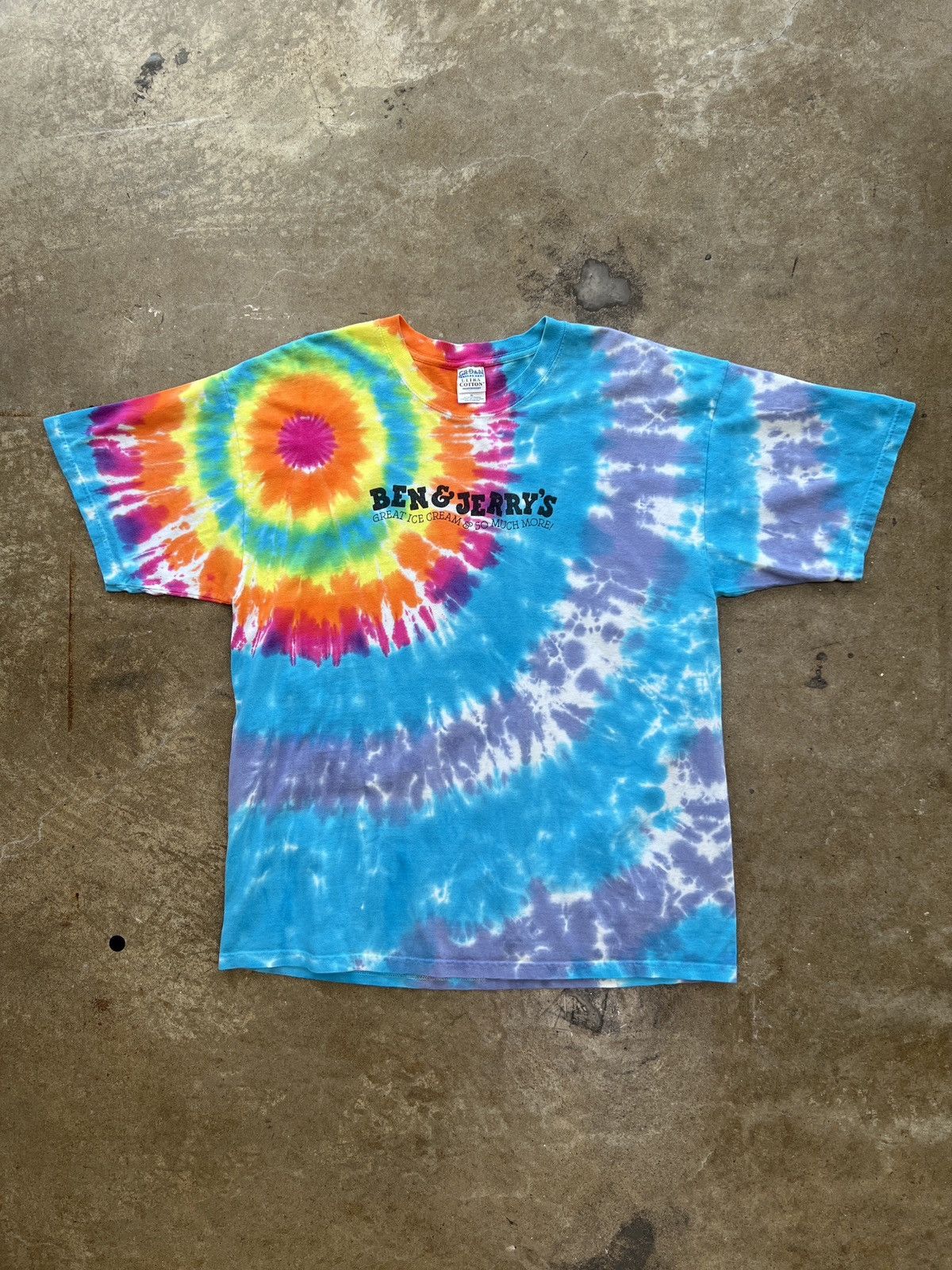 Vintage Vintage Y2K Ben & Jerry's Tie Dye Ice Cream Tee XL Size US XL / EU 56 / 4 - 2 Thumbnail