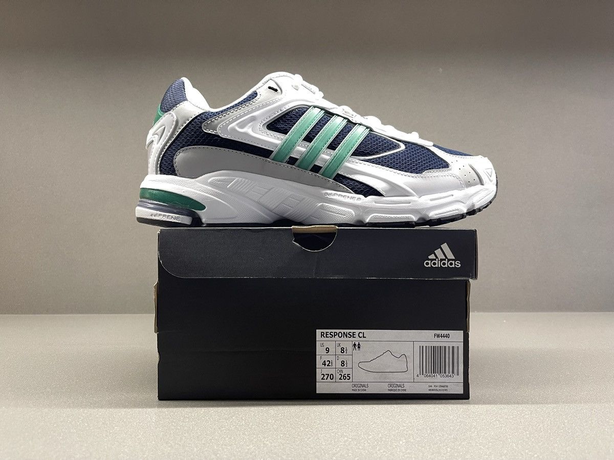 Adidas Adidas Response CL White Green Black Size US 9 / EU 42 - 4 Thumbnail