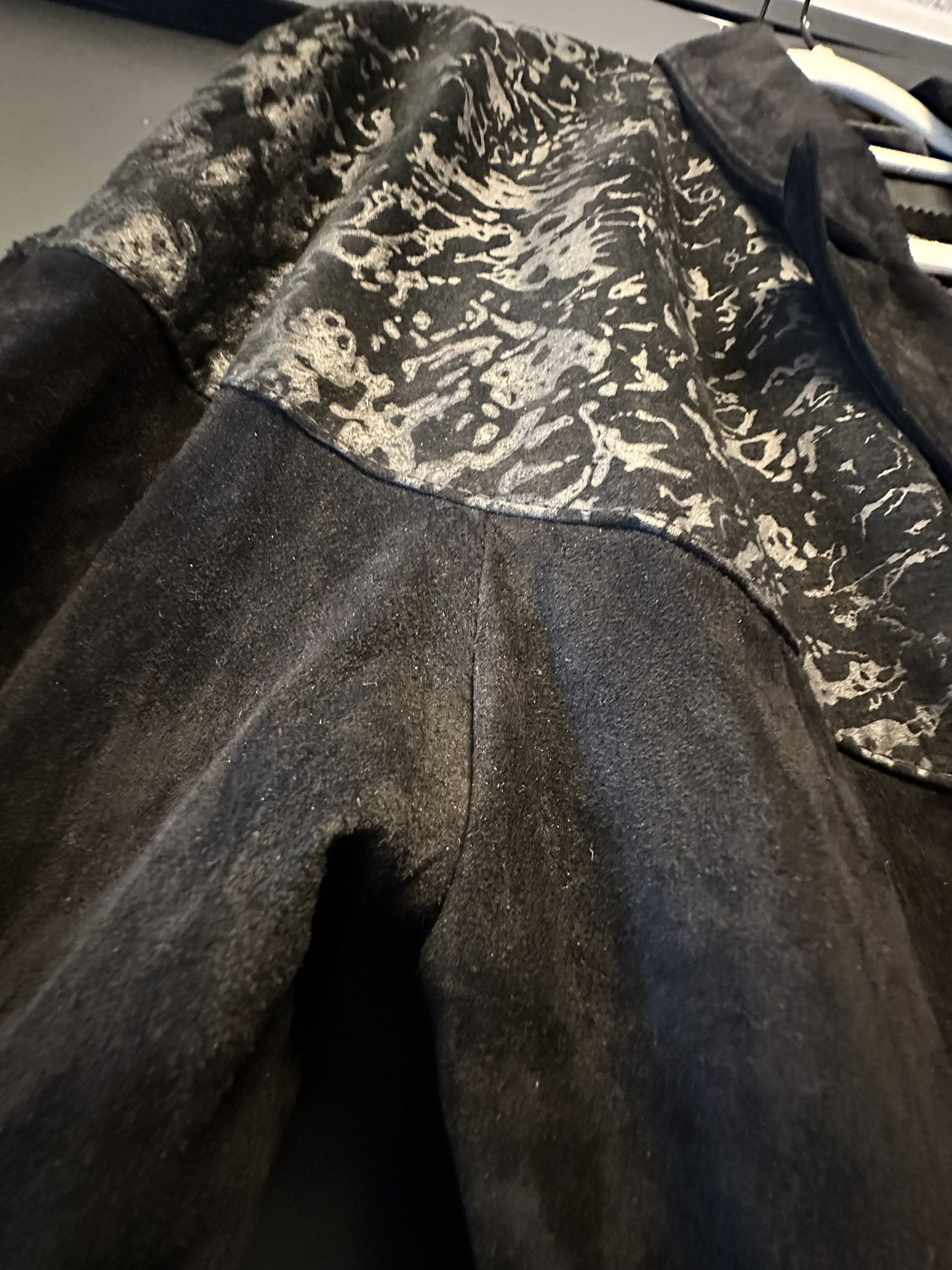 Vintage Vintage Retro 80s/90s Black Suede Bat Long Jacket Size M / US 6-8 / IT 42-44 - 8 Thumbnail