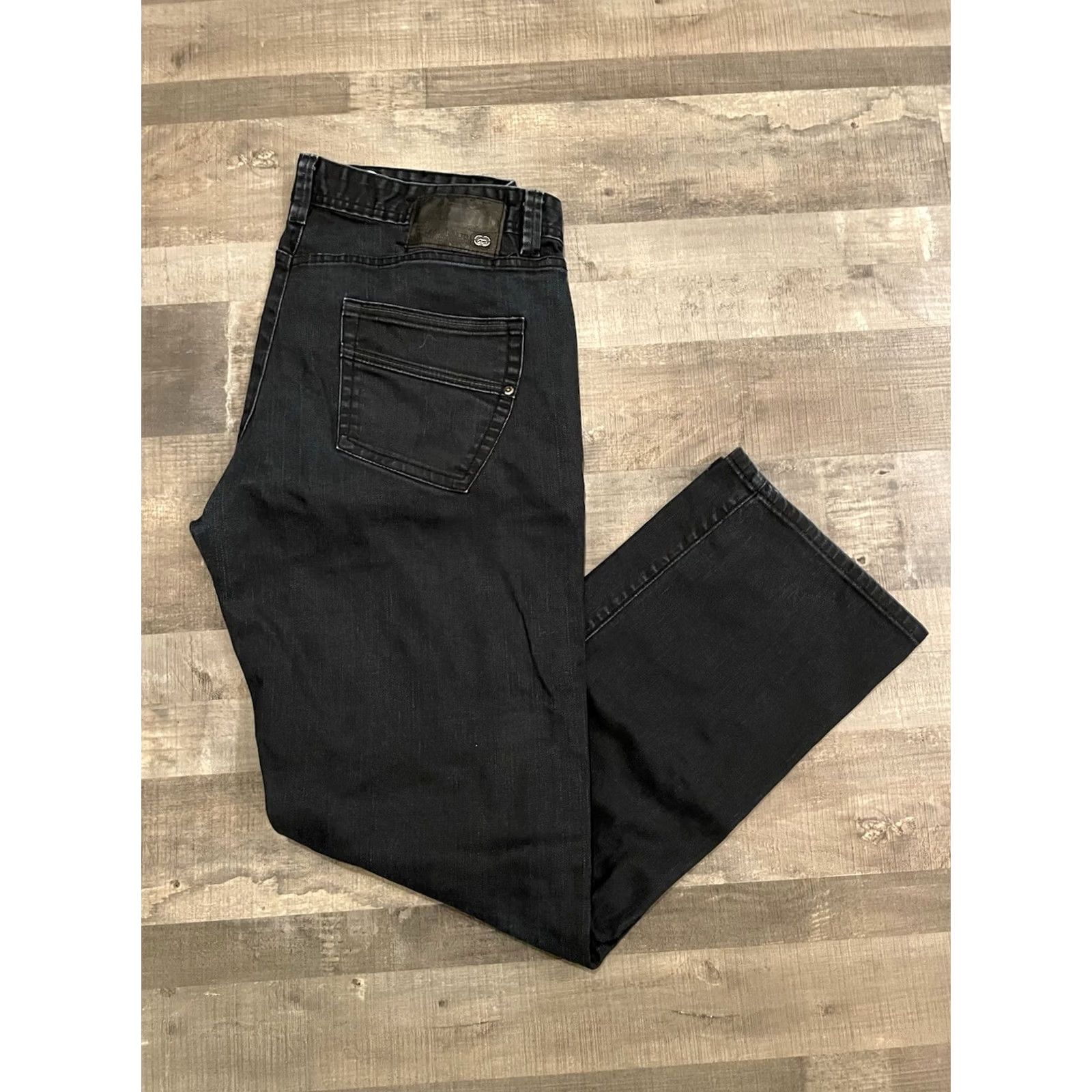 Ecko Unltd. Ecko Unltd Jeans Mens 40x34 Dark Blue Denim Slim Straight Hip Hop 90s City Brand: Ecko Unltd. 40 Inseam 5-Pocket Logo VINTAGE? Size US 40 / EU 56 - 2 Thumbnail