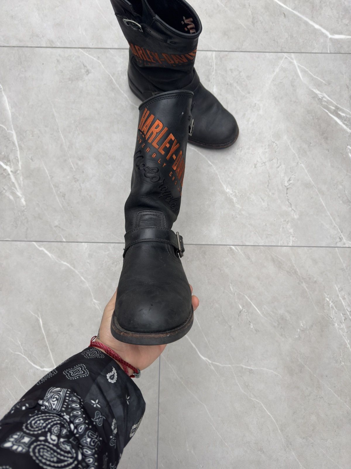 Vintage Vintage Harley Motorcycle Engineering Boots Size US 10 / EU 43 - 5 Thumbnail