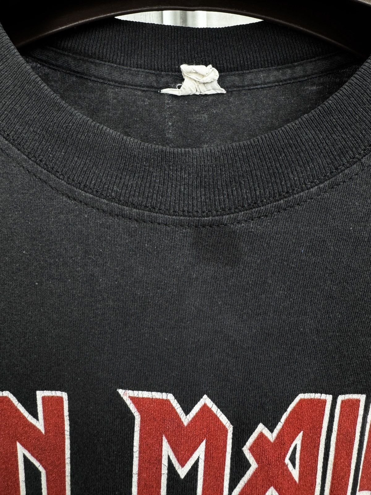 Fruit Of The Loom Vintage 1998 Iron Maiden The Trooper Black Band Tee size M-L Size US L / EU 52-54 / 3 - 8 Thumbnail