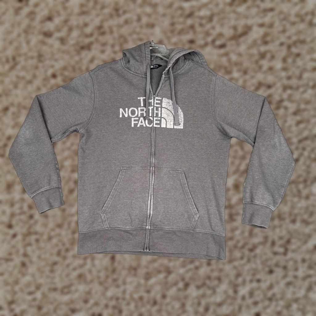 The North Face VINTAGE? No. The North Face Jacket Mens Medium Gray Fleece Full Zip Logo Hoodie Outdoor Size US M / EU 48-50 / 2 - 1 Thumbnail