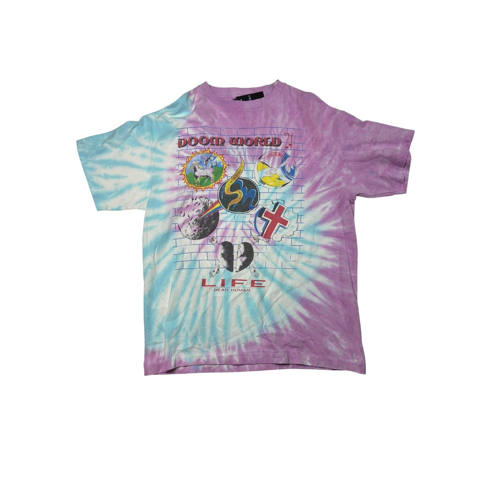 Saint Michael Saint Michael 'Doom World' Tie Dye Tee Size US XL / EU 56 / 4 - 1 Thumbnail