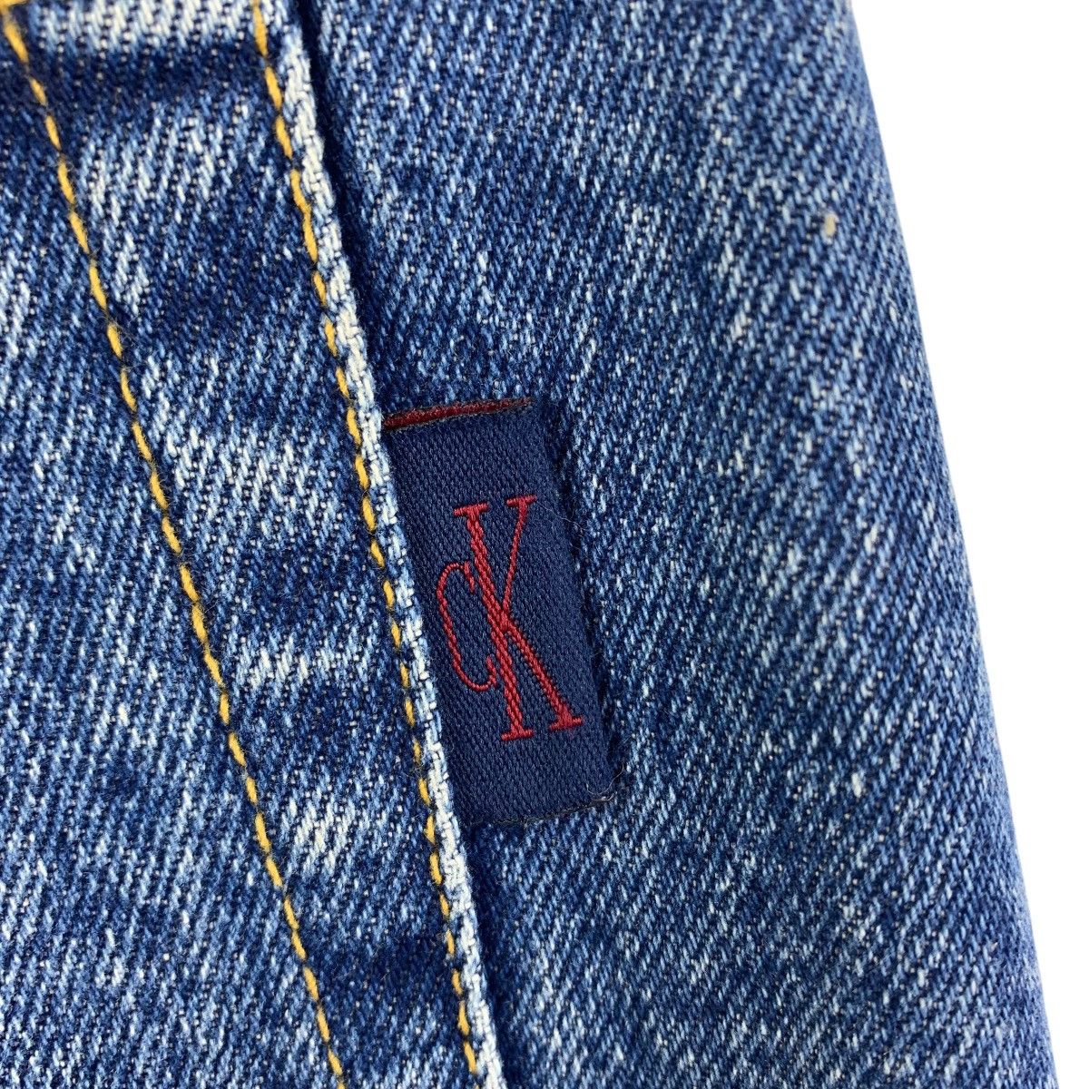 Calvin Klein × Vintage Vintage CALVIN KLEIN Straight cut blue jeans Size US 33 - 19 Thumbnail