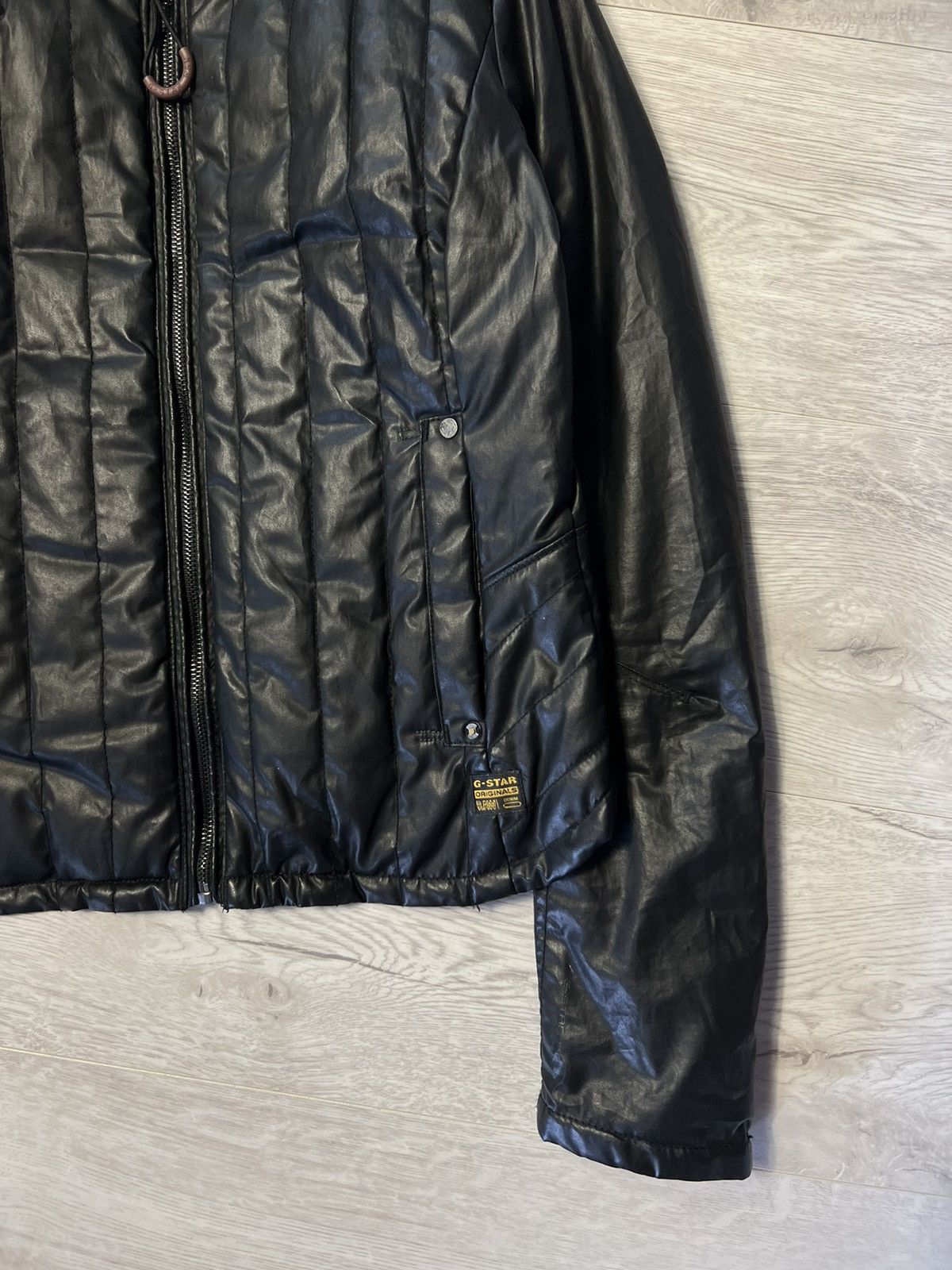 G-Star Vintage G-Star Raw Ocean Quilted Biker Jacket Women’s Size M Size M / US 6-8 / IT 42-44 - 2 Thumbnail