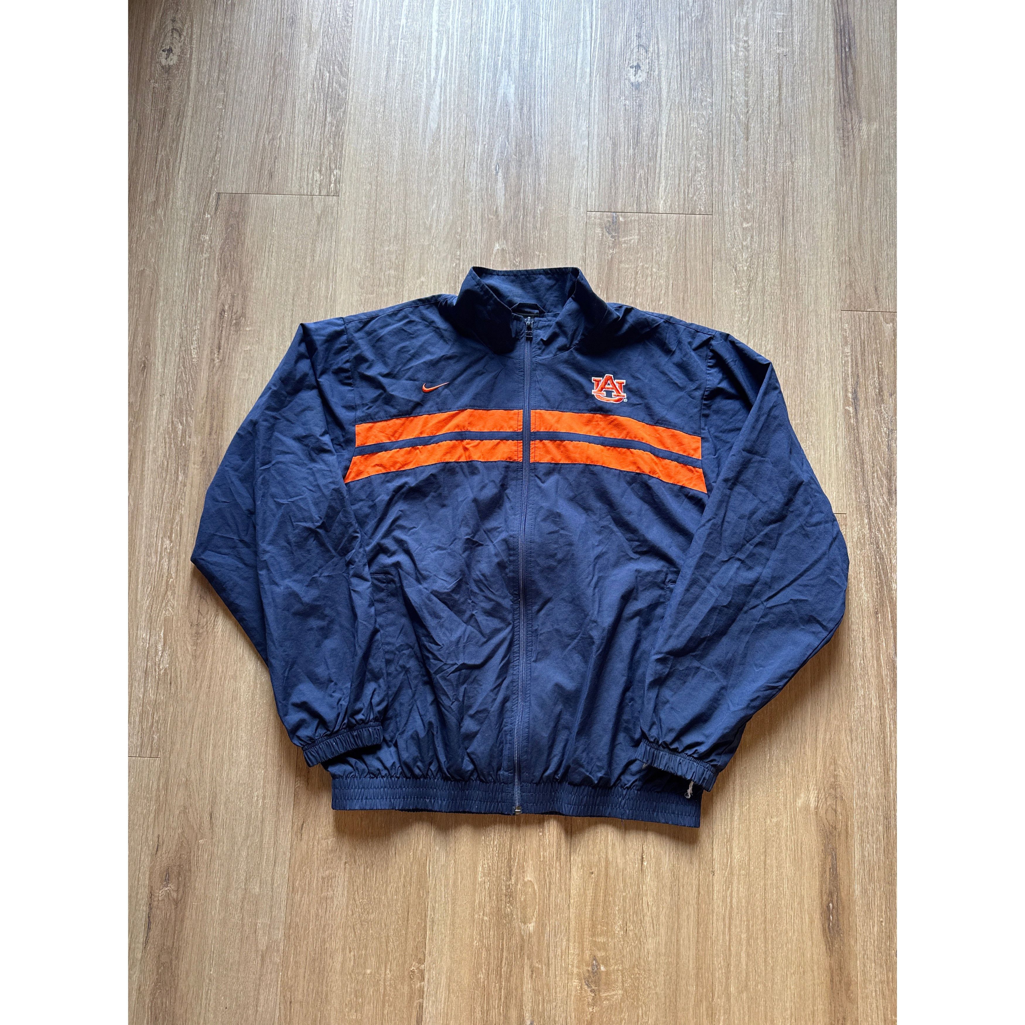 Nike Vintage 90s Nike Auburn University Windbreaker Jacket Size US M / EU 48-50 / 2 - 1 Thumbnail