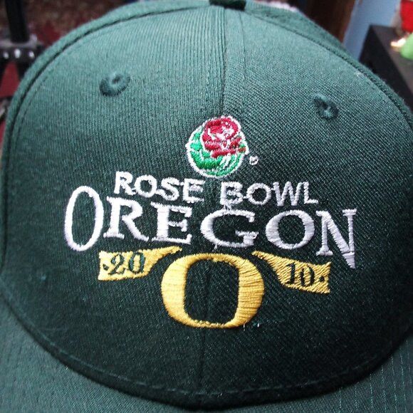 NCAA New Era Oregon Ducks Rose Bowl 2010 Strap Back Hat Cap Size ONE SIZE - 2 Thumbnail