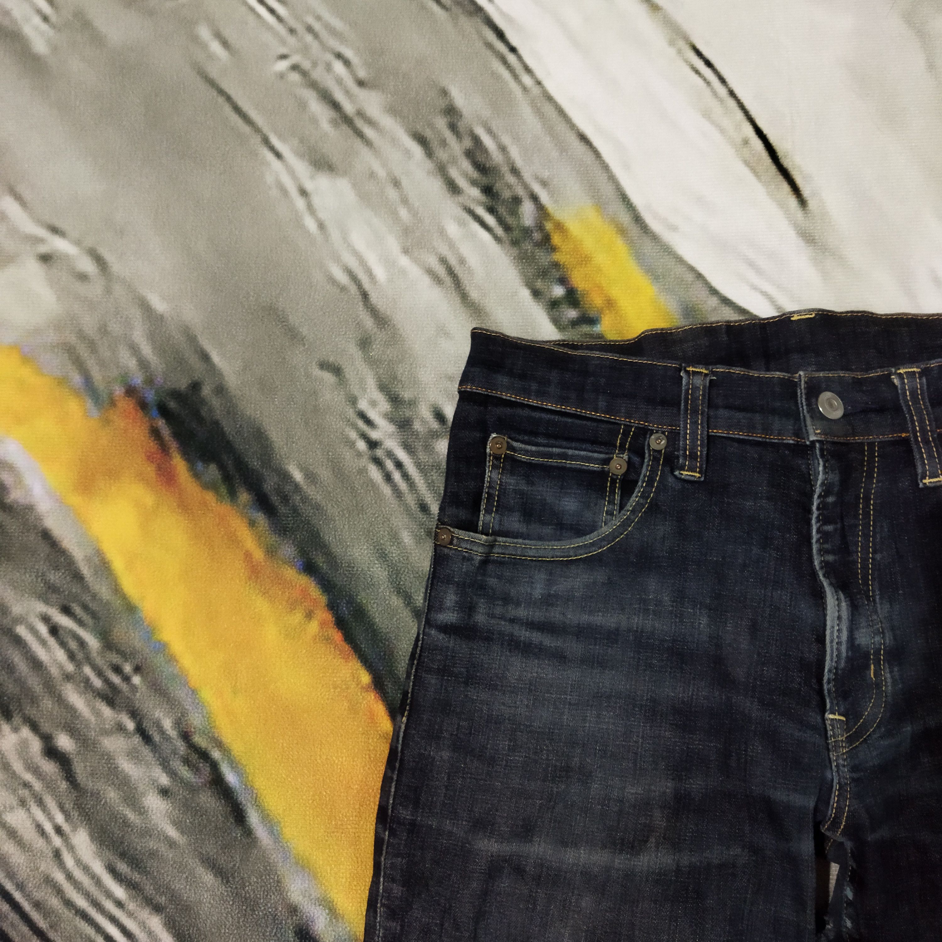Japanese Brand VINTAGE JAPANESE SPRING WAIST DISTRESSED BLACK JEANS PANTS Size US 29 - 4 Thumbnail