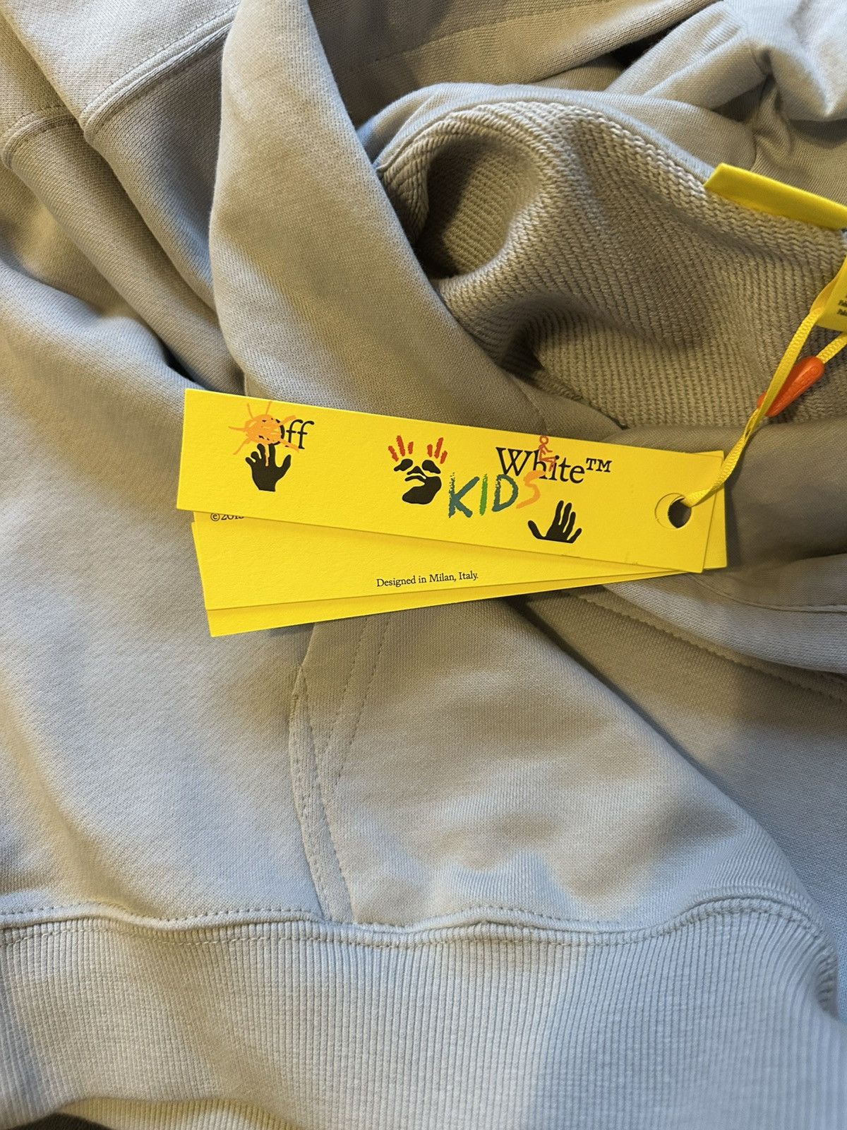 Off-White Off-White Hoodie Grey | Kids Size fits S/M | New with Tags Size US M / EU 48-50 / 2 - 16 Thumbnail