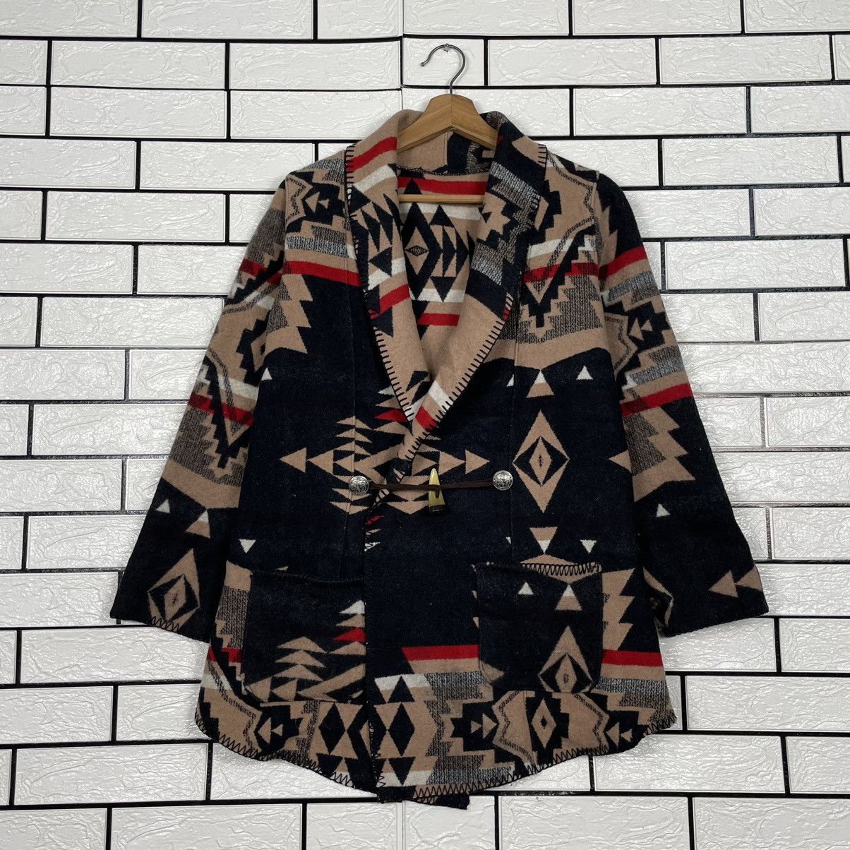 Johnson Woolen Mills Vintage 70s Johnson Woolen Mills Aztech Navajo Jacket Size US M / EU 48-50 / 2 - 1 Thumbnail