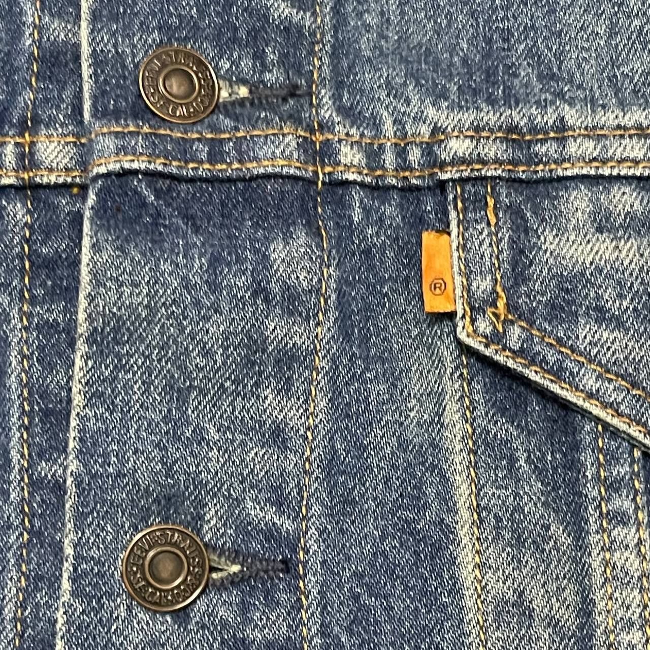 Levi's Vintage Levis Orange Single R Denim Trucker Jacket Size US M / EU 48-50 / 2 - 5 Thumbnail