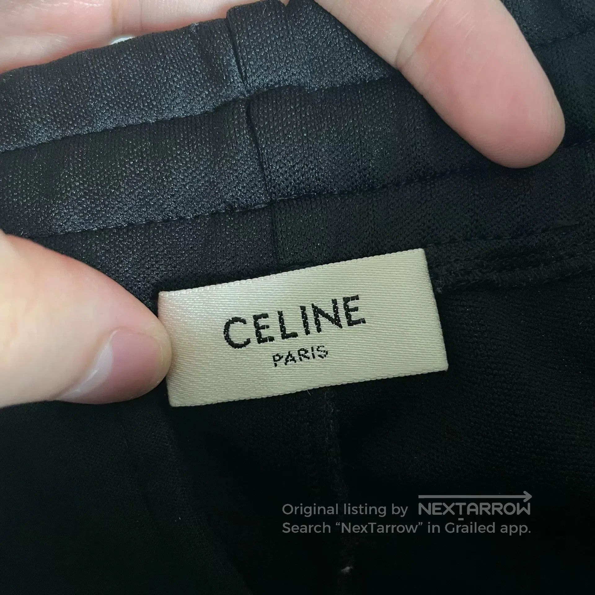 Celine Celine Striped Logo Casual Pants. Size 26" / US 2 / IT 38 - 5 Thumbnail