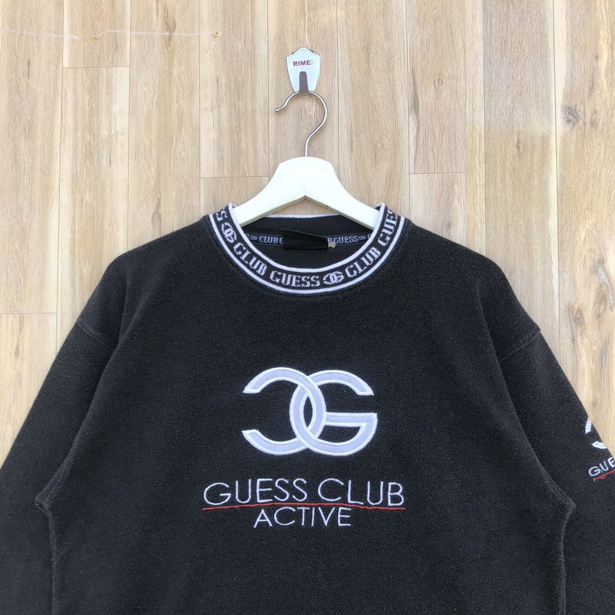 Vintage Vintage Guess Club Bootleg Pullover Sweatshirt Size US L / EU 52-54 / 3 - 3 Thumbnail