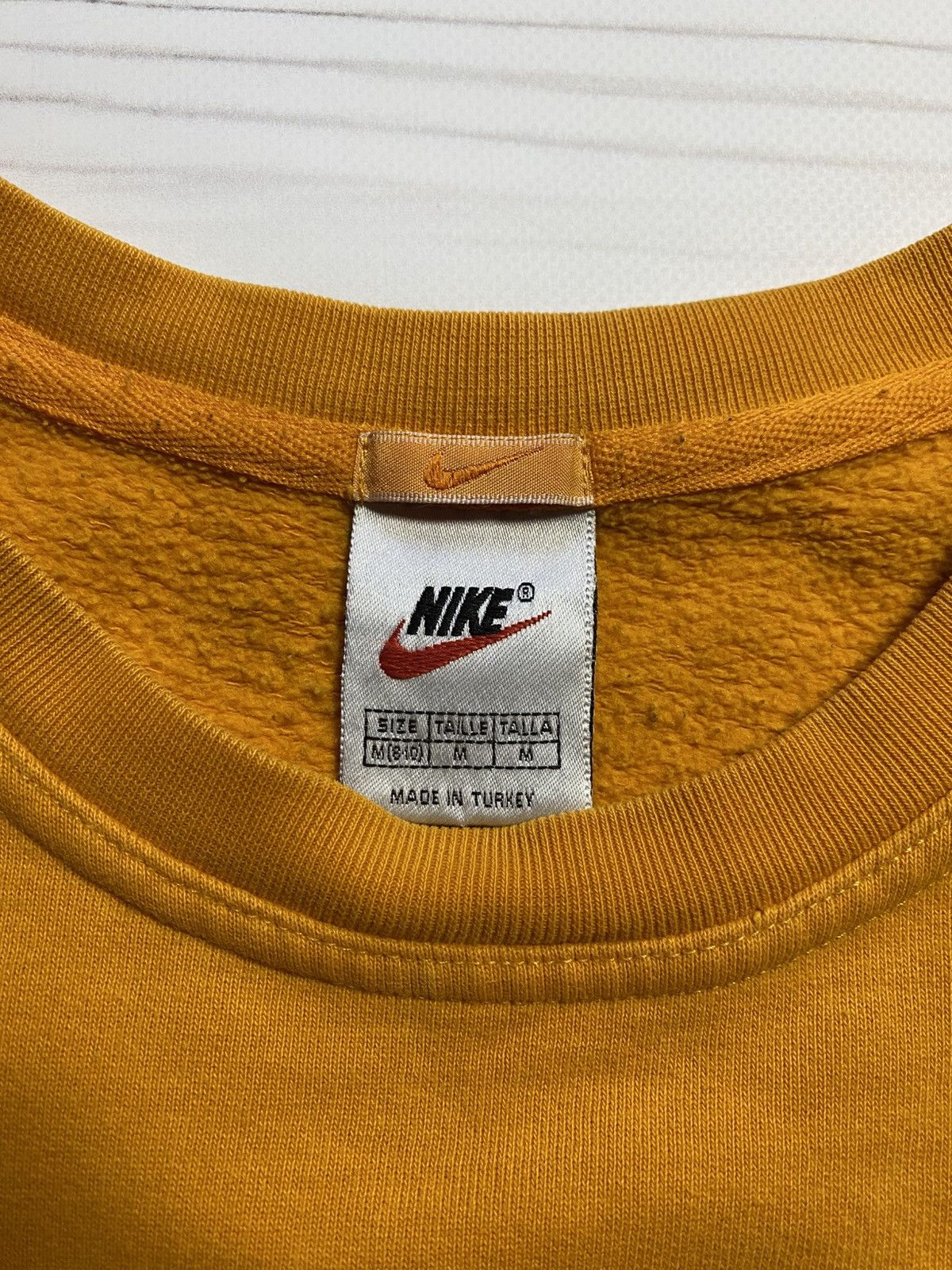 Nike Vibtage Nike Big Logo box fit oversize faded y2k sweatshirt Size US M / EU 48-50 / 2 - 3 Thumbnail