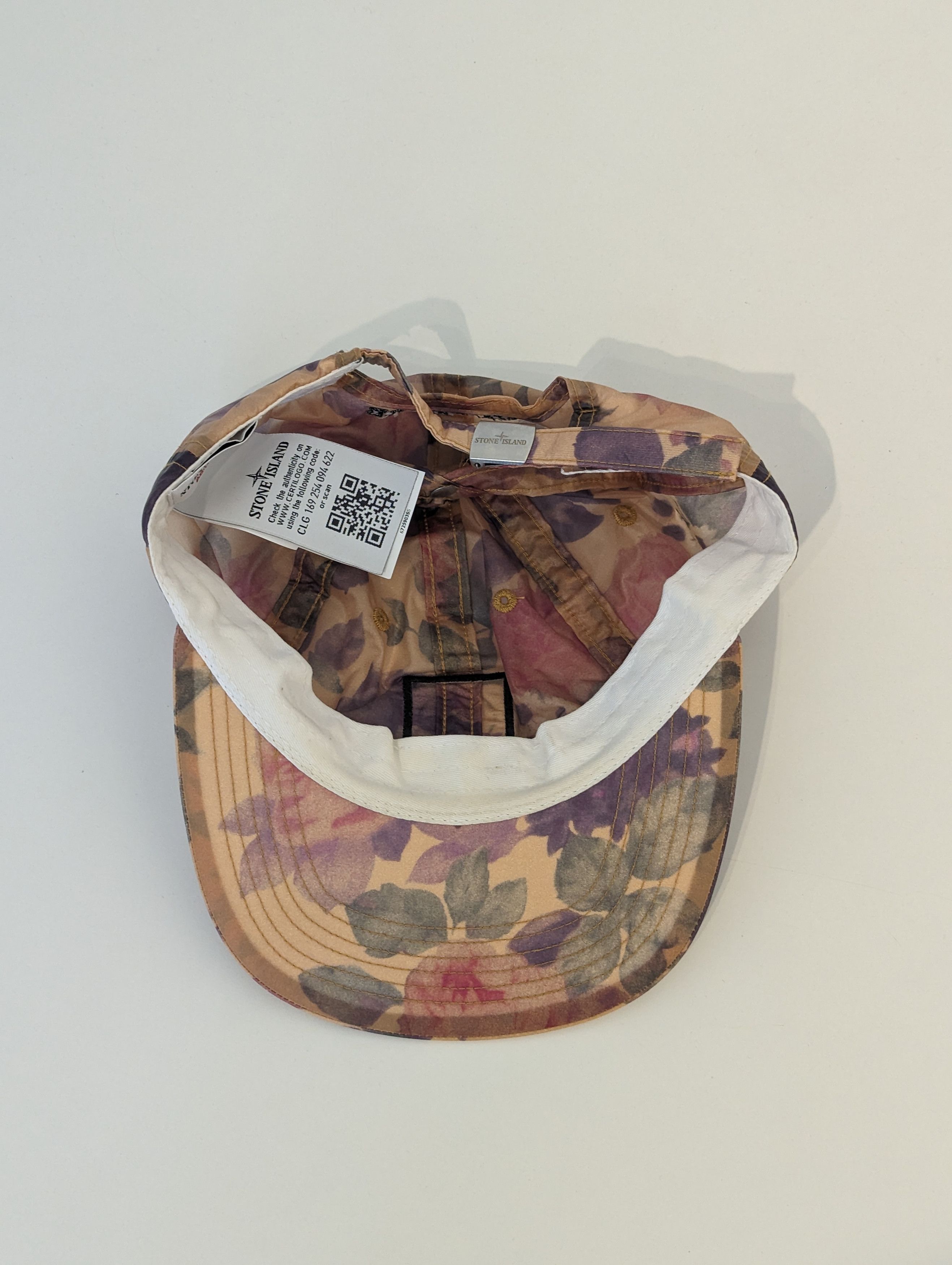 Stone Island × Supreme Supreme x Stone Island 6-Panel Hat - Floral Copper Size ONE SIZE - 9 Thumbnail