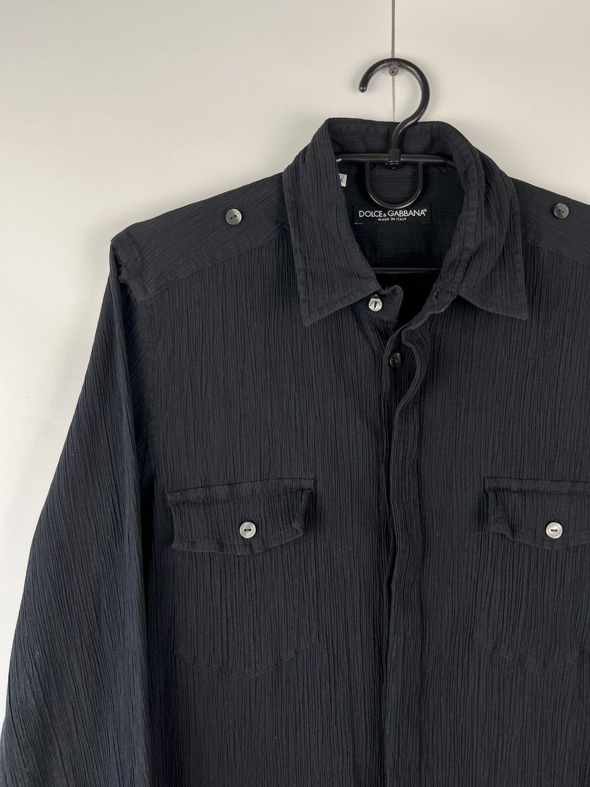 Dolce & Gabbana Dolce & Gabbana Luxury Cotton Shirt Button Up Made in Italy Size US S / EU 44-46 / 1 - 2 Thumbnail