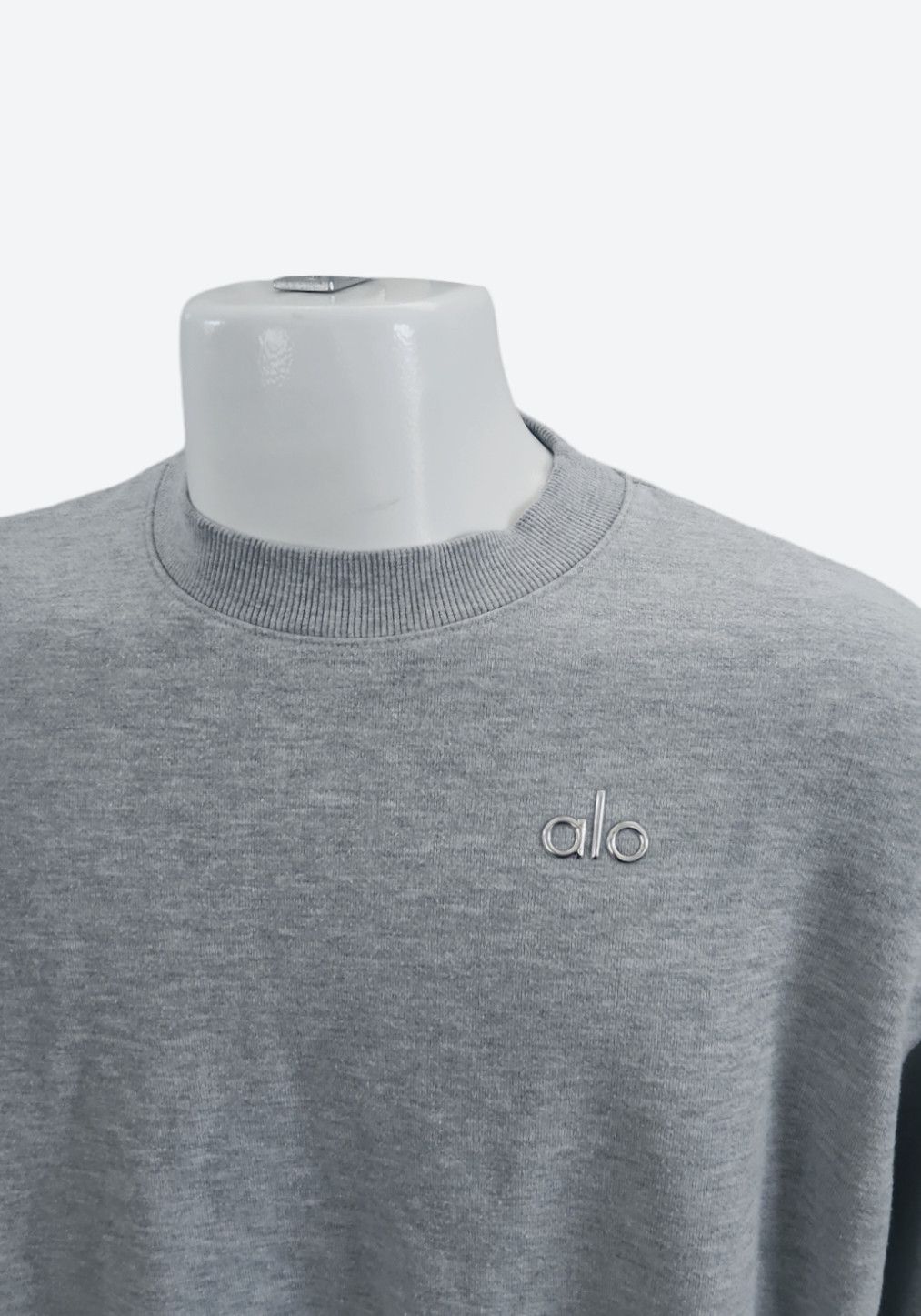 Alo Alo Yoga Accolade CrewNeck Pullover Heather Grey Small Size S / US 4 / IT 40 - 2 Thumbnail