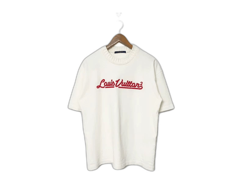 Louis Vuitton Louis Vuitton LV x Nigo Short Sleeve Knit Top Size US XL / EU 56 / 4 - 1 Thumbnail