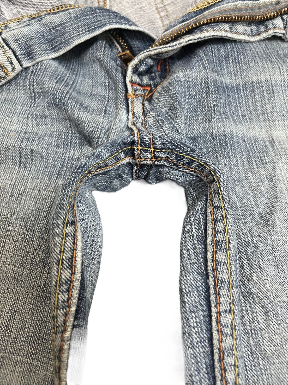 Le Grande Bleu (L.G.B.) Vintage Blue Denim craft Bootcut Flare Style Jeans Size US 32 / EU 48 - 7 Thumbnail