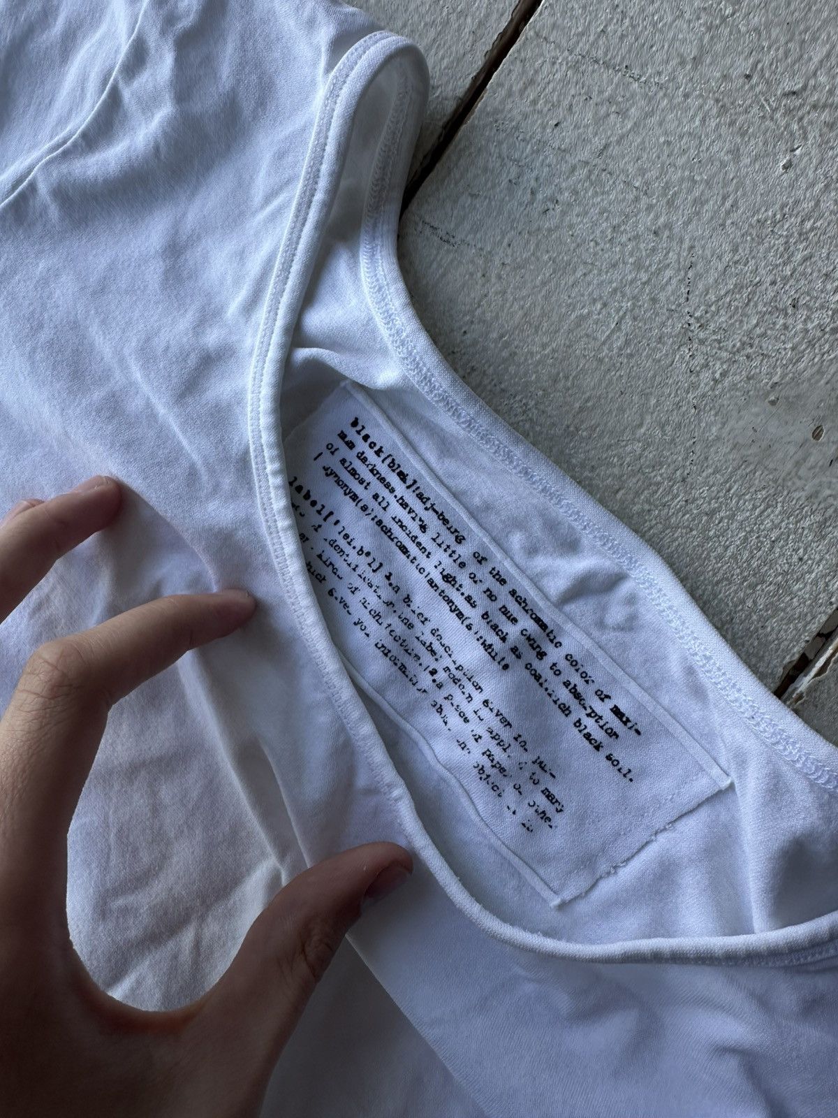Rundholz RUNDHOLZ 🚨 WHITE T-SHIRT RARE AVANT GARDE OPIUM Size L / US 10 / IT 46 - 10 Thumbnail