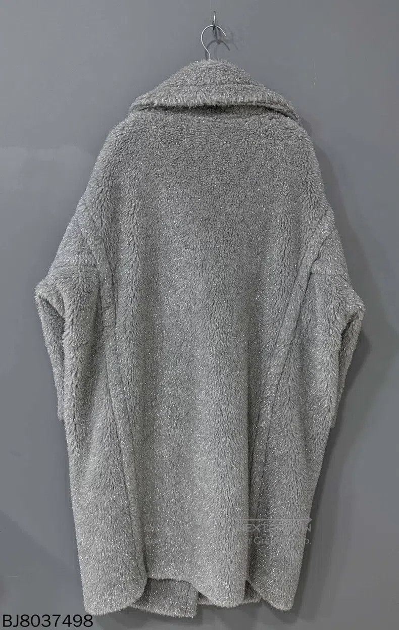 Max Mara Max Mara Silver thread teddy coat Size M / US 6-8 / IT 42-44 - 3 Thumbnail