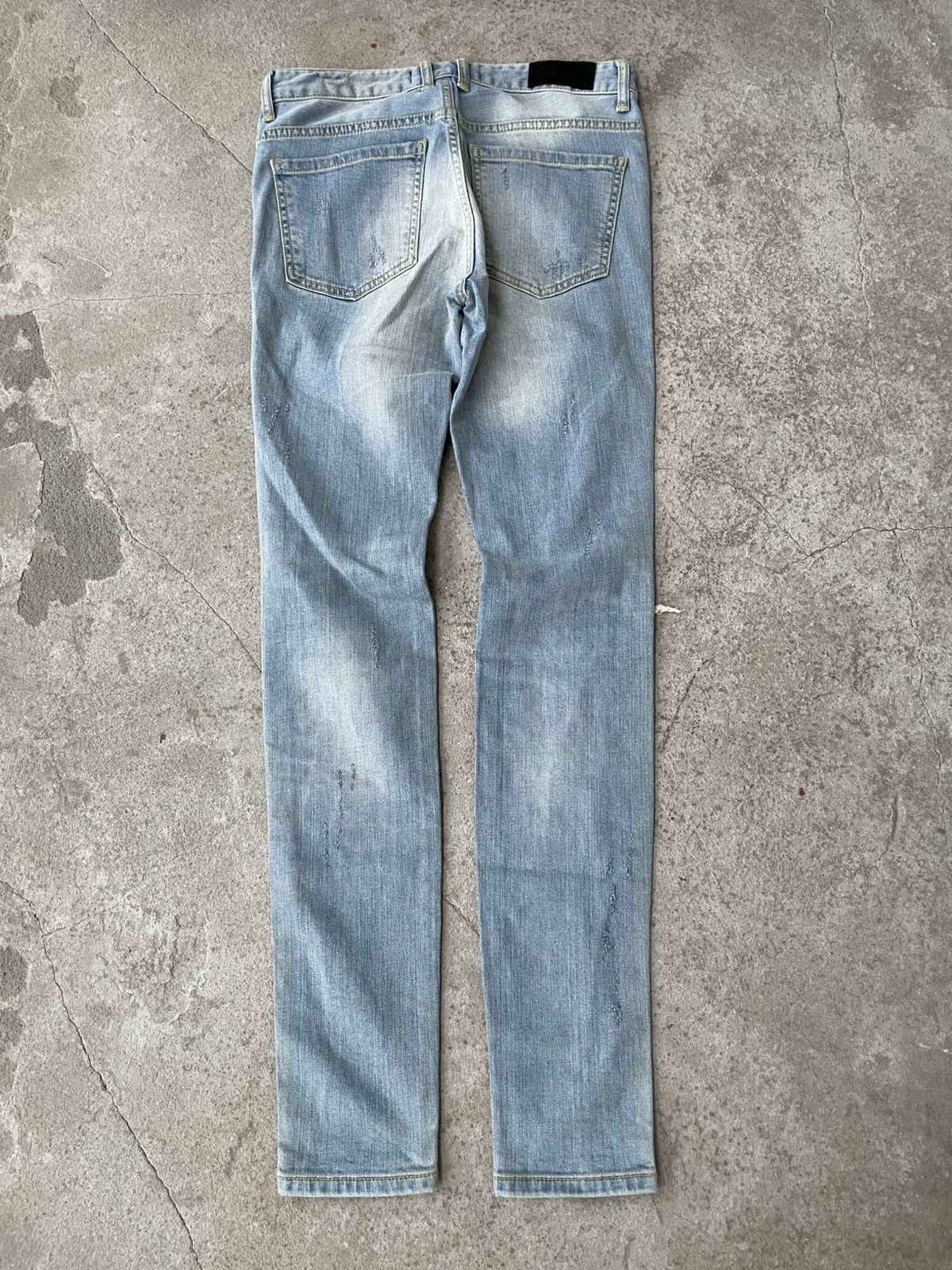 Represent Clo. REPRESENT DISTRESSED SKINNY BIKER JEANS Size US 28 / EU 44 - 2 Thumbnail