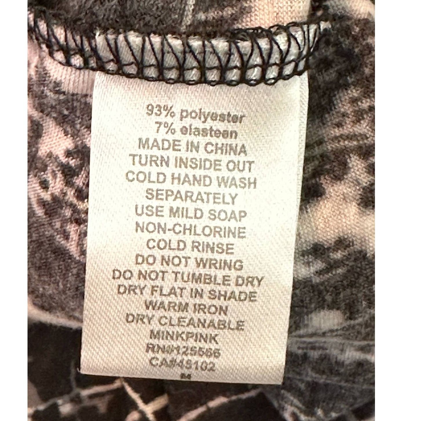 MINKPINK Mink Pink black tie dye studded mini skirt size medium Size 30" / US 8 / IT 44 - 4 Thumbnail