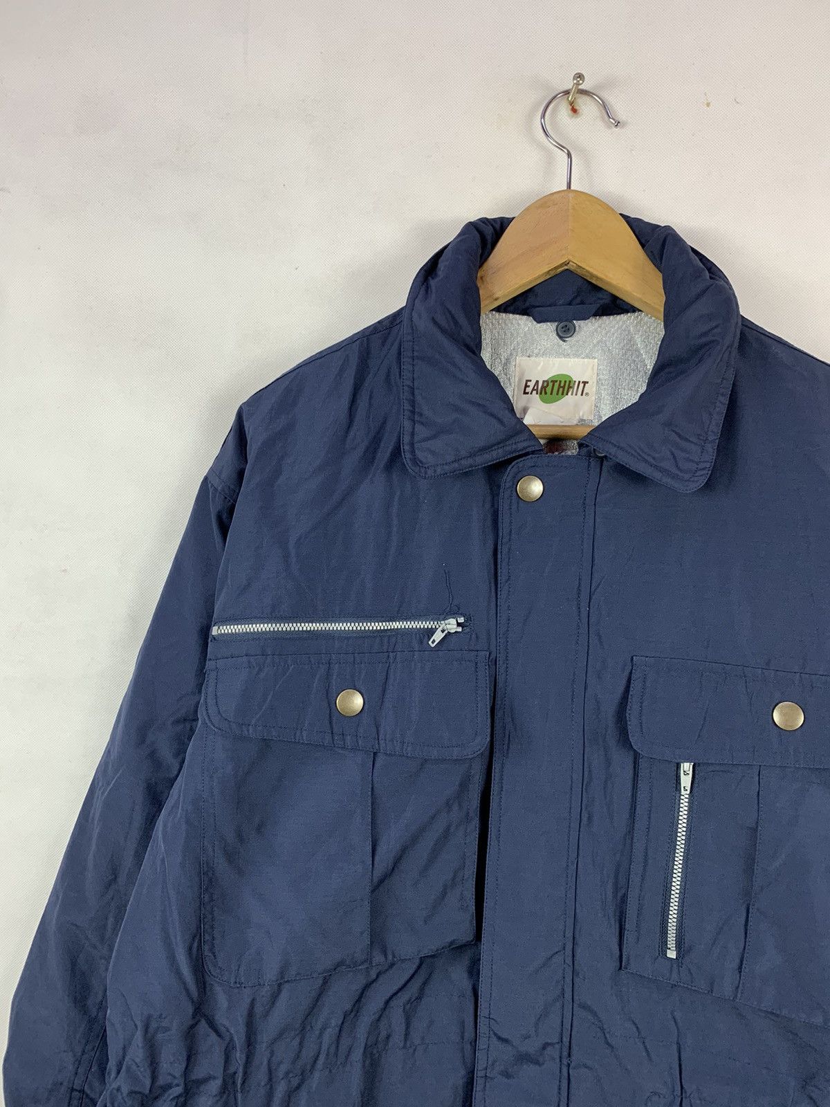Vintage Steals! Earth Hit Workwear Worker Jacket Size US L / EU 52-54 / 3 - 3 Thumbnail