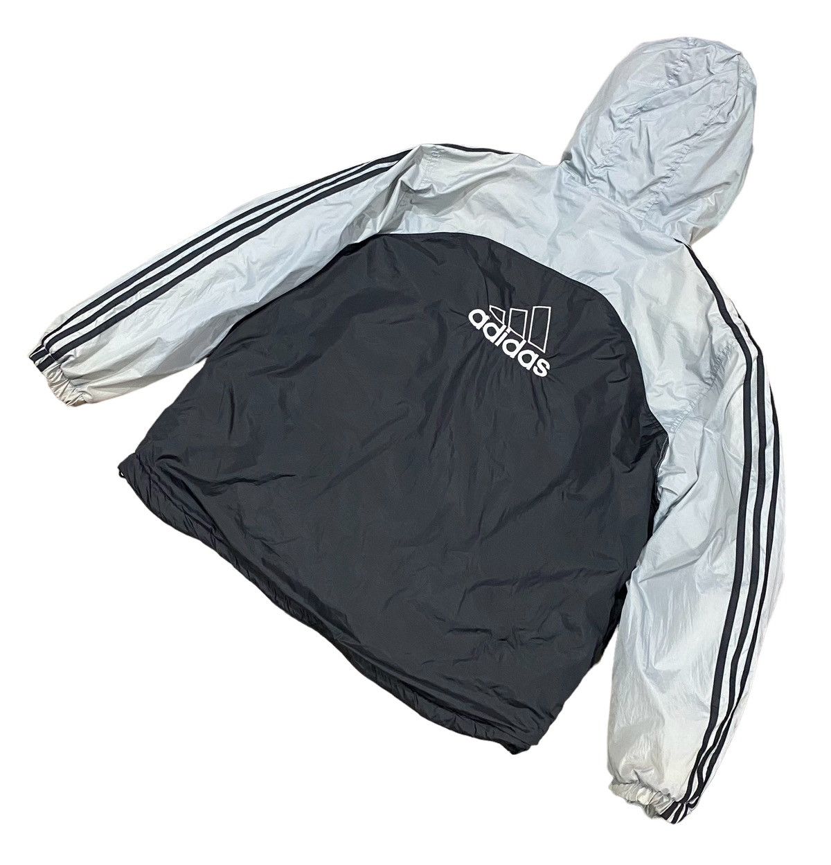 Vintage Vintage 90s ADIDAS Zipper Hoodie (L) Size US L / EU 52-54 / 3 - 7 Thumbnail