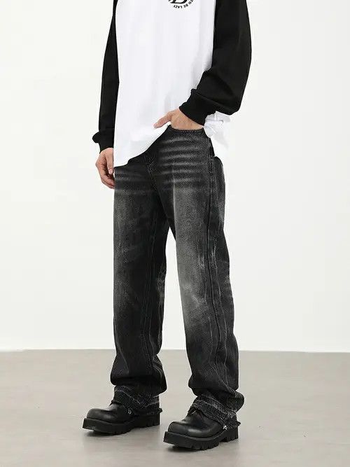 Jean faded grunge vibe flared jeans Size US 34 / EU 50 - 8 Thumbnail