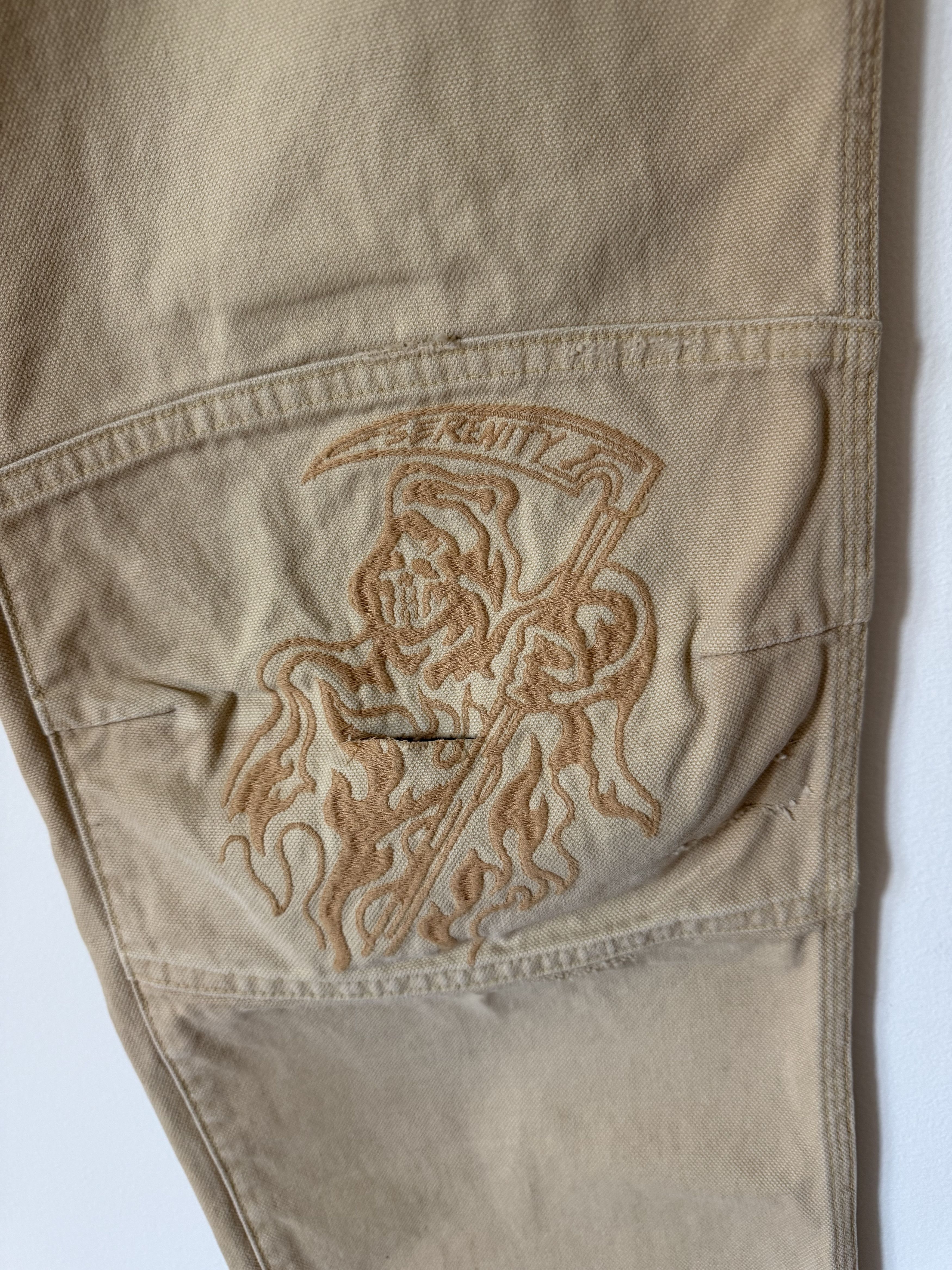 Warren Lotas Warren Lotas Normal Person Biker Pants in Khaki Size US 32 / EU 48 - 4 Thumbnail