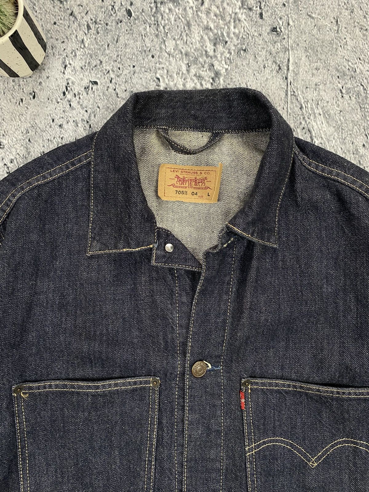 Levi's Vintage Clothing Vintage Jeans Jacket Levis Streetwear USA 90’ boxy Size US L / EU 52-54 / 3 - 3 Thumbnail