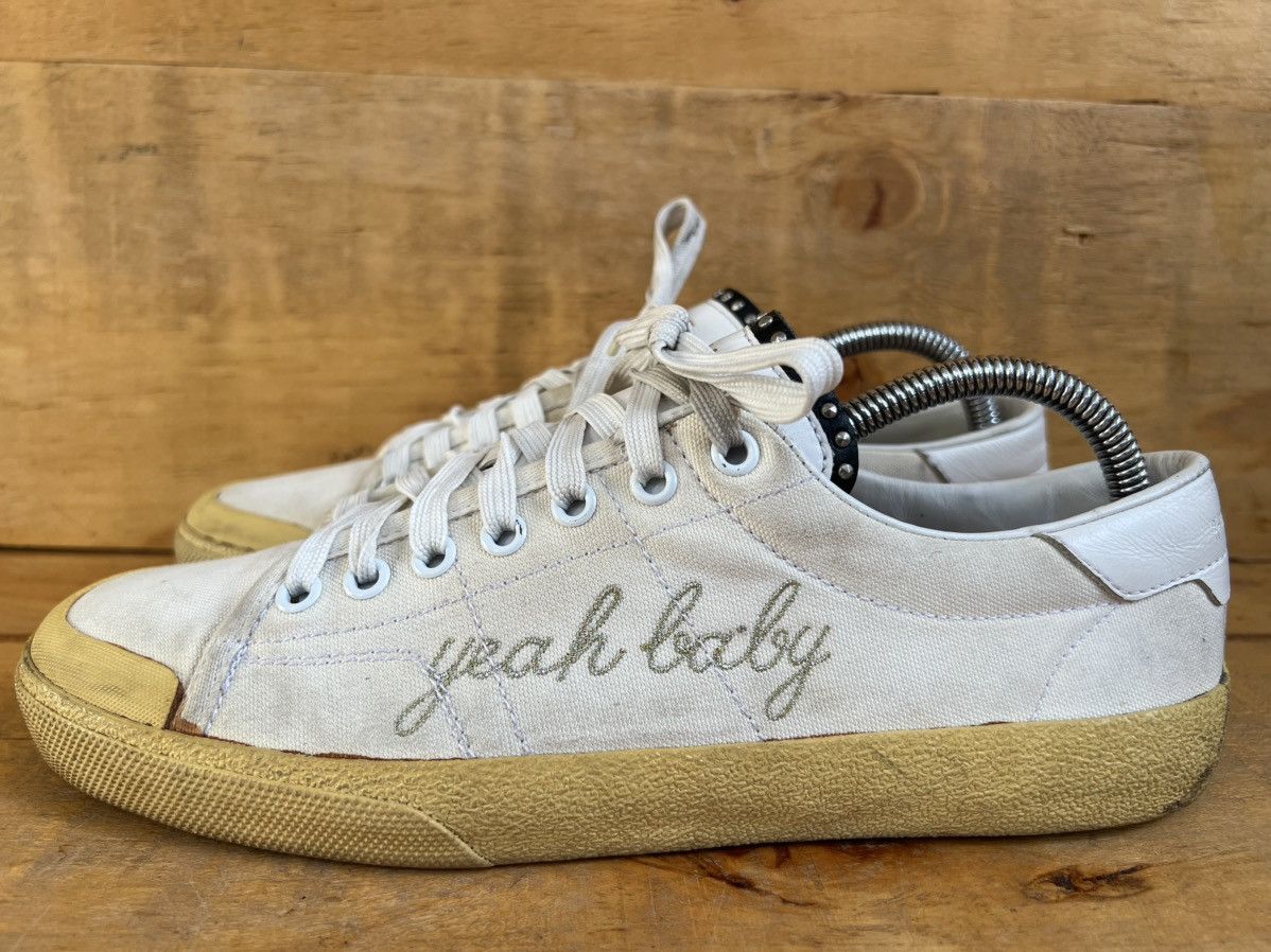 Hedi Slimane × Saint Laurent Paris Saint Laurent yeah baby sneakers Size US 9.5 / IT 39.5 - 4 Thumbnail