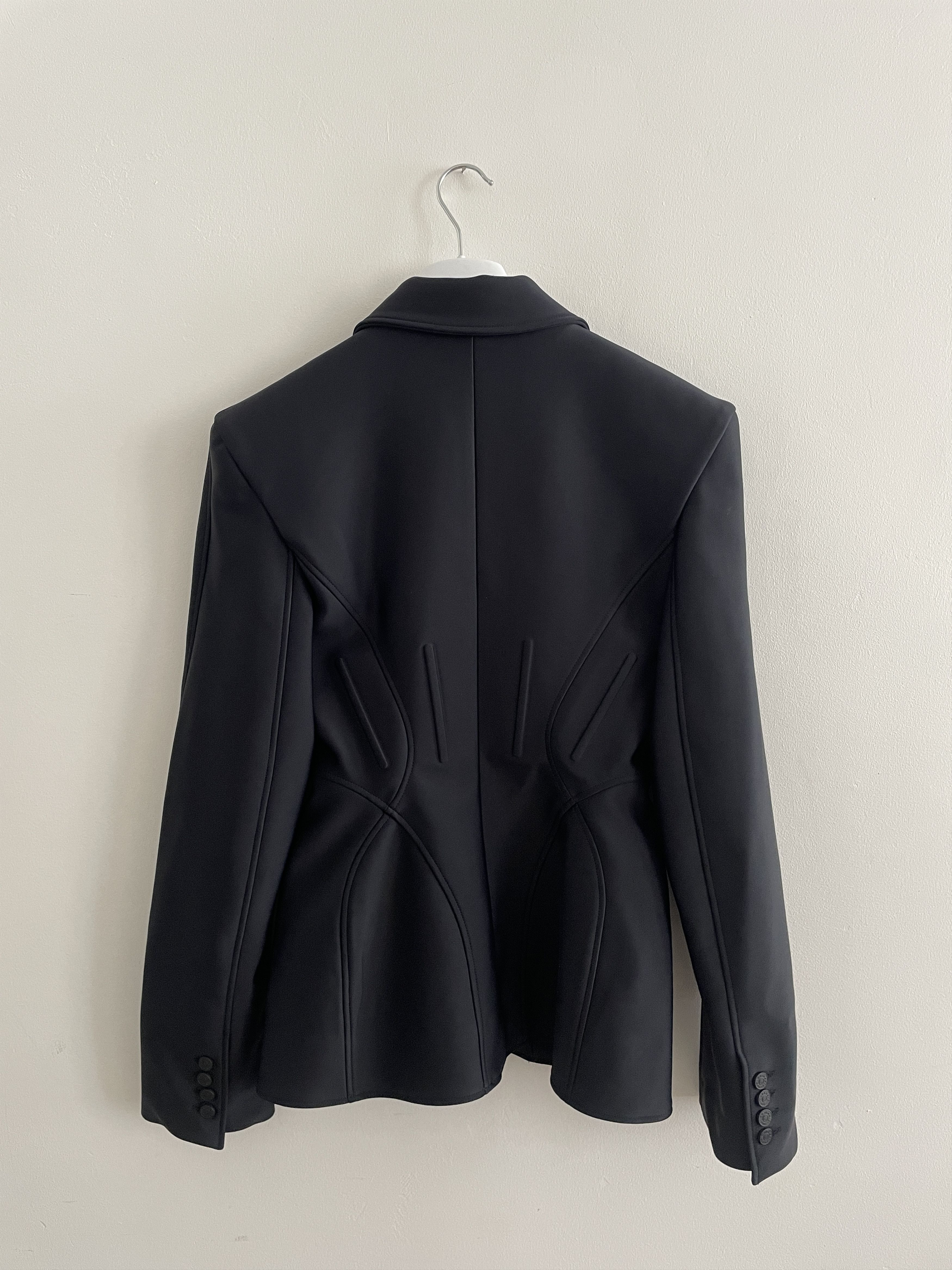 Mugler Mugler Black Structured Blazer – NEW with tag Size M / US 6-8 / IT 42-44 - 2 Thumbnail