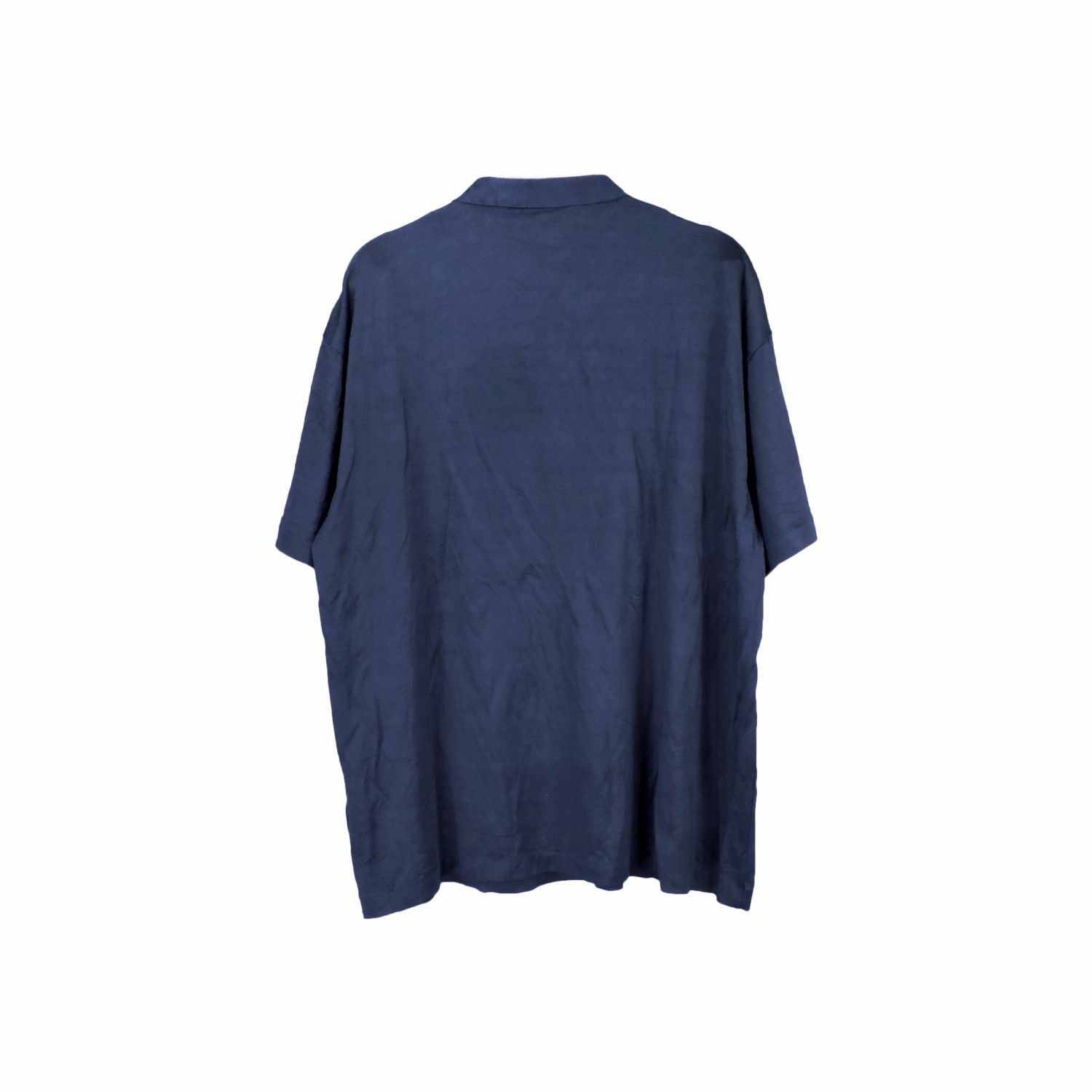 Paolo Gucci PAOLO GUCCI COLLARLESS POLO SHIRT Size US L / EU 52-54 / 3 - 2 Thumbnail