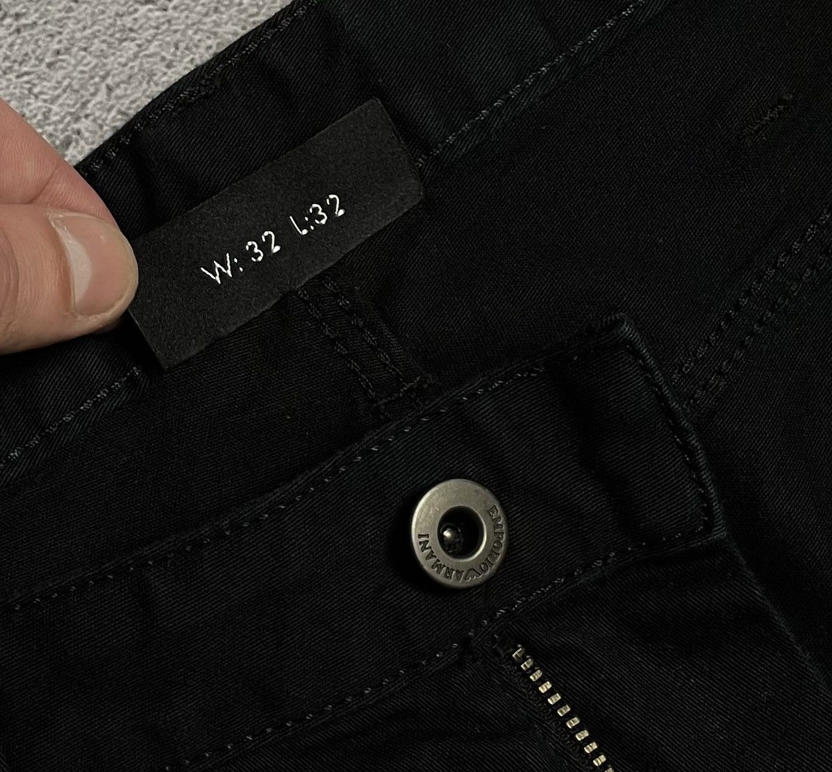 Armani × Emporio Armani × Jean Emporio Armani Jeans Black Men’s Size US 32 / EU 48 - 7 Thumbnail