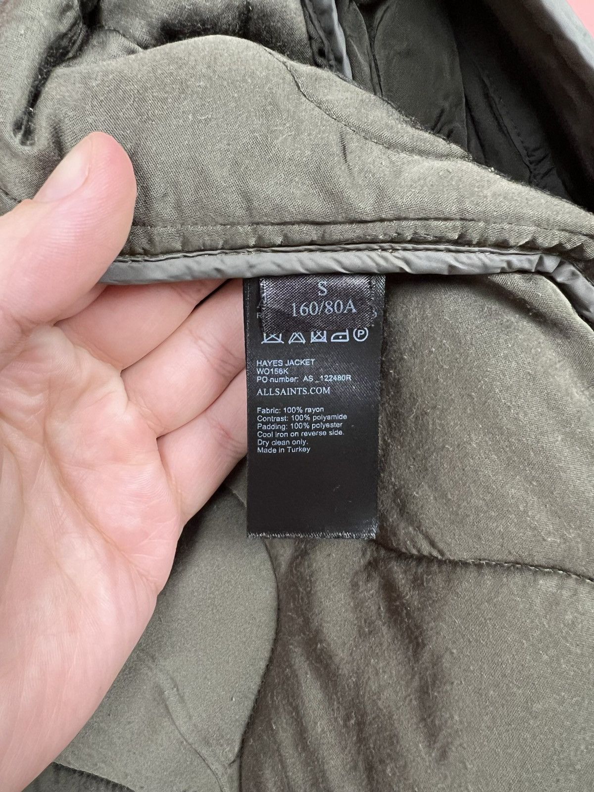 Allsaints Allsaints military jacket casual streetwear khaki Size US S / EU 44-46 / 1 - 10 Thumbnail