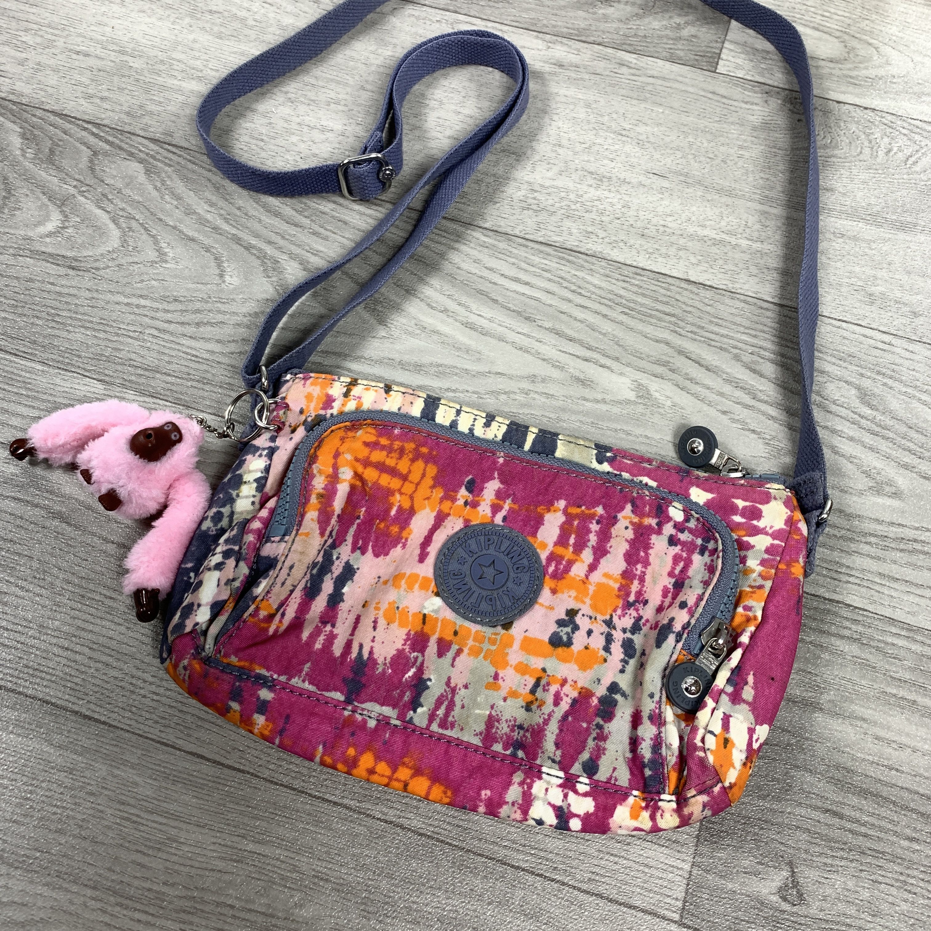 Vintage Vintage Kipling Crossbody Shoulder Bag With Pink Monkey Size ONE SIZE - 4 Thumbnail
