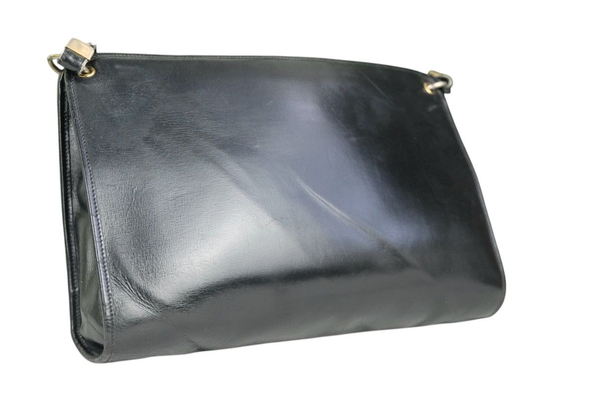 Dior Vintage Christian Dior Leather Shoulder Bag Black leather Size ONE SIZE - 6 Thumbnail